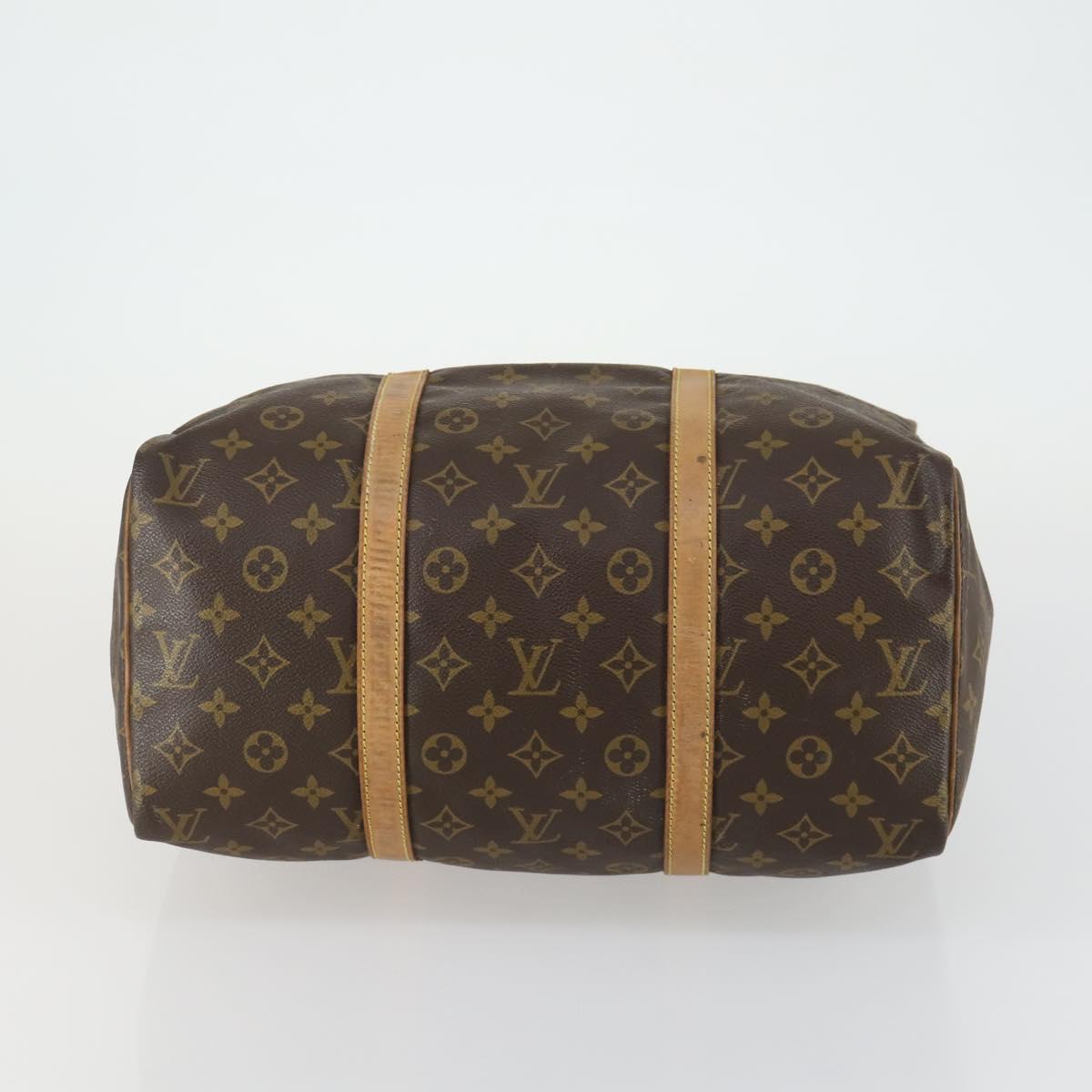 LOUIS VUITTON Monogram Sac Souple 35 Boston Bag M41626 LV Auth 157033