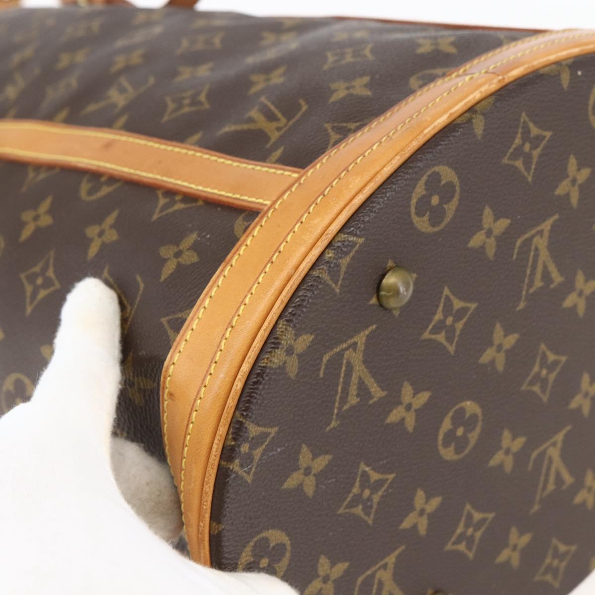 LOUIS VUITTON Monogram Bucket GM Shoulder Bag M42236 LV Auth 157034