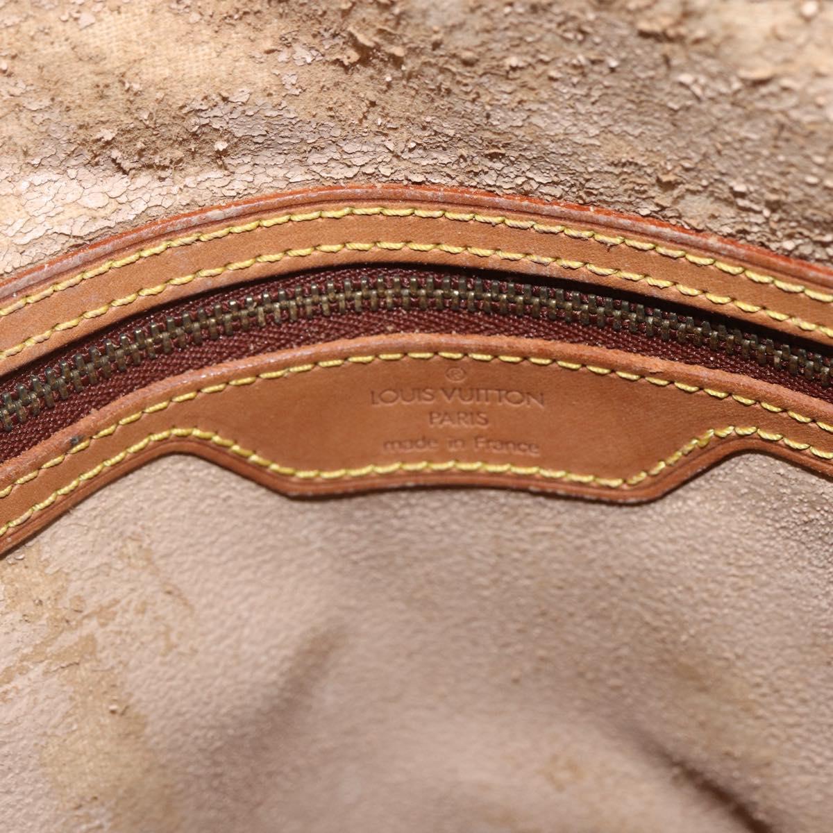 LOUIS VUITTON Monogram Bucket GM Shoulder Bag M42236 LV Auth 157034