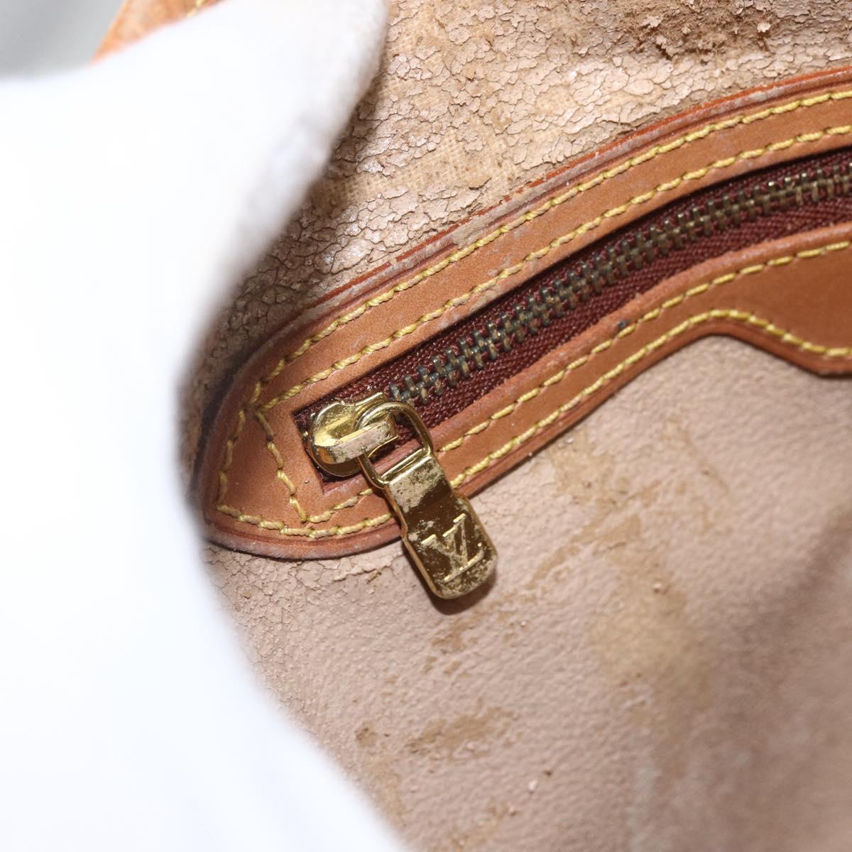 LOUIS VUITTON Monogram Bucket GM Shoulder Bag M42236 LV Auth 157034