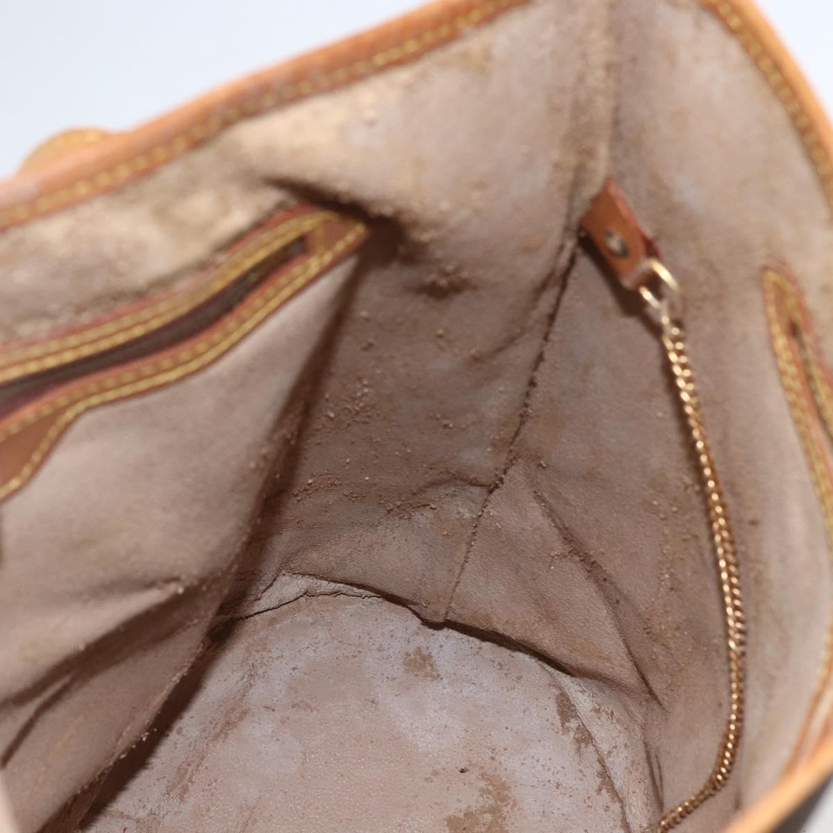 LOUIS VUITTON Monogram Bucket GM Shoulder Bag M42236 LV Auth 157034