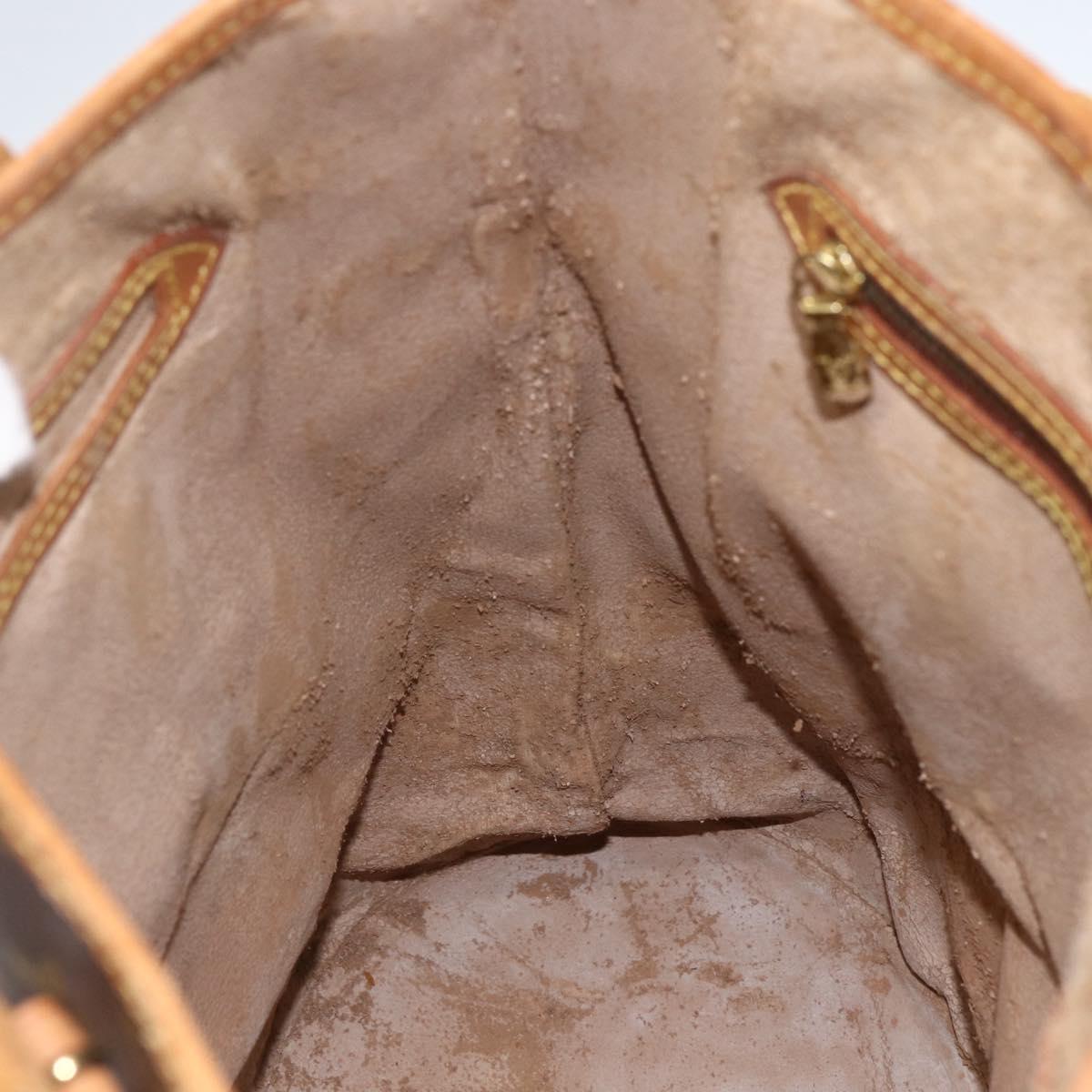 LOUIS VUITTON Monogram Bucket GM Shoulder Bag M42236 LV Auth 157034