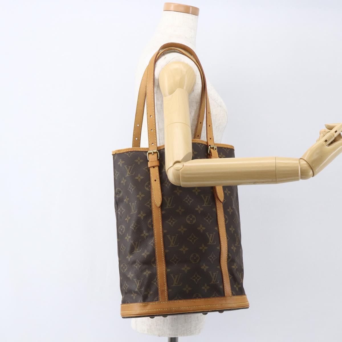 LOUIS VUITTON Monogram Bucket GM Shoulder Bag M42236 LV Auth 157034