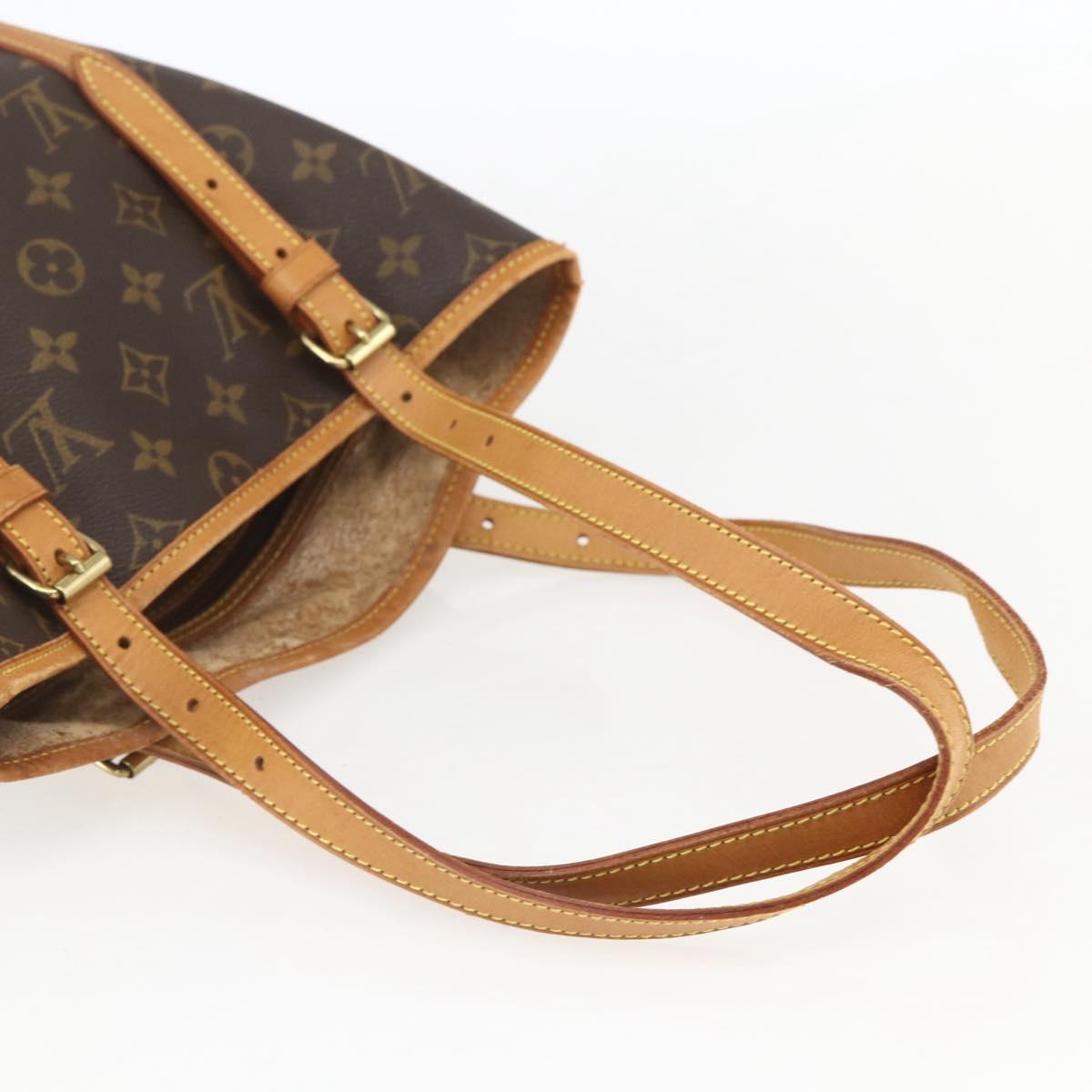 LOUIS VUITTON Monogram Bucket GM Shoulder Bag M42236 LV Auth 157034