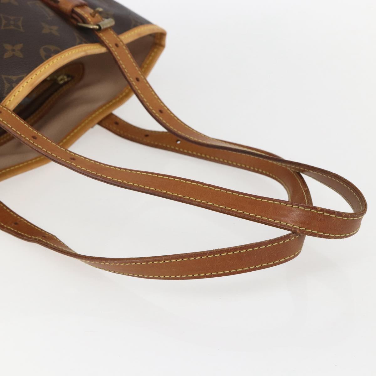 LOUIS VUITTON Monogram Bucket GM Shoulder Bag M42236 LV Auth 157036