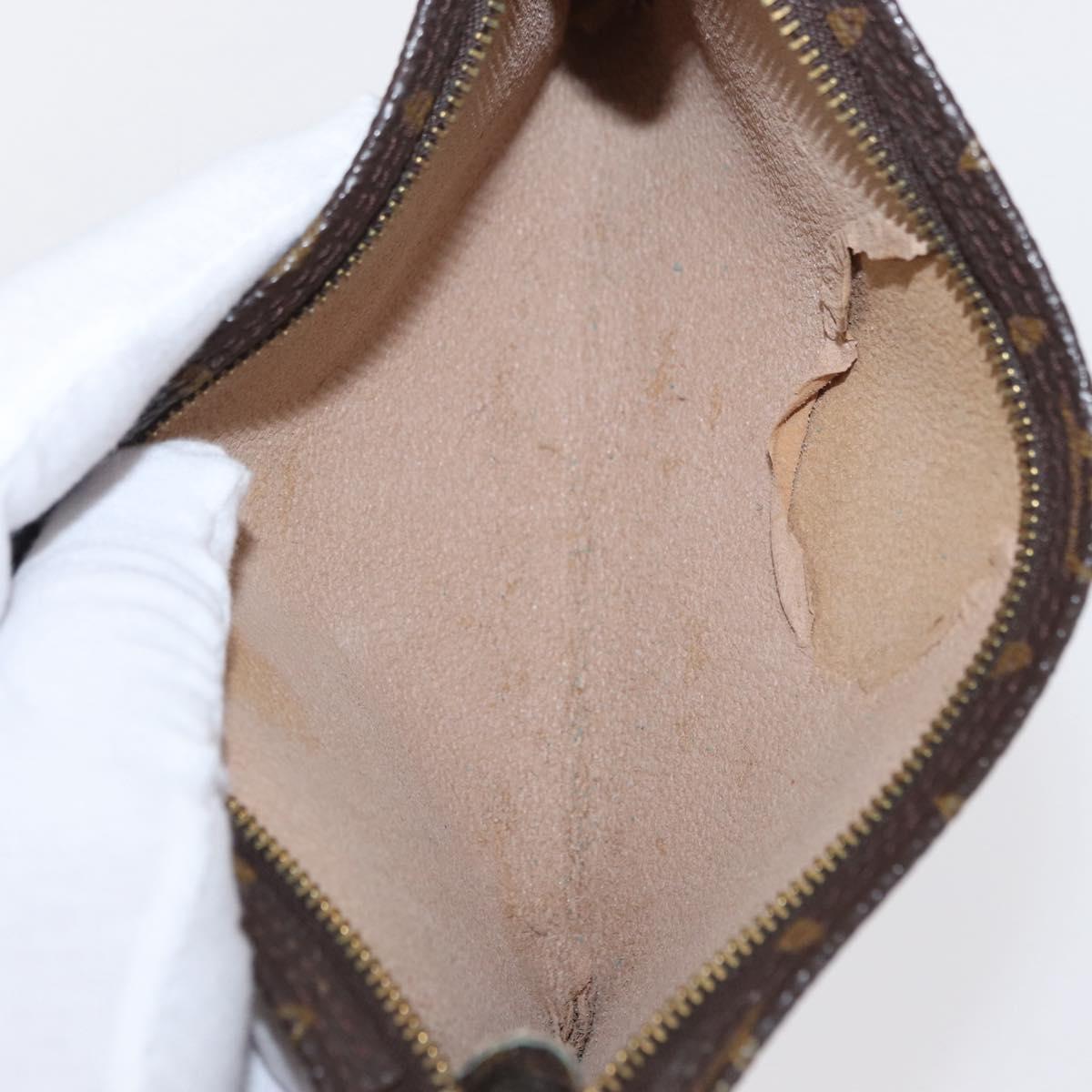 LOUIS VUITTON Monogram Bucket GM Accessory Pouch LV Auth 157037