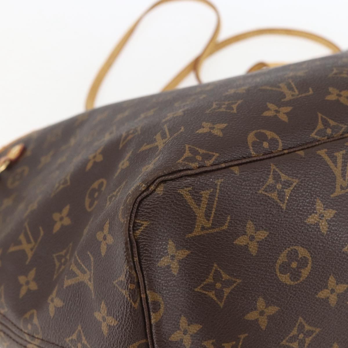 LOUIS VUITTON Monogram Neverfull GM Tote Bag M40157 LV Auth 157038