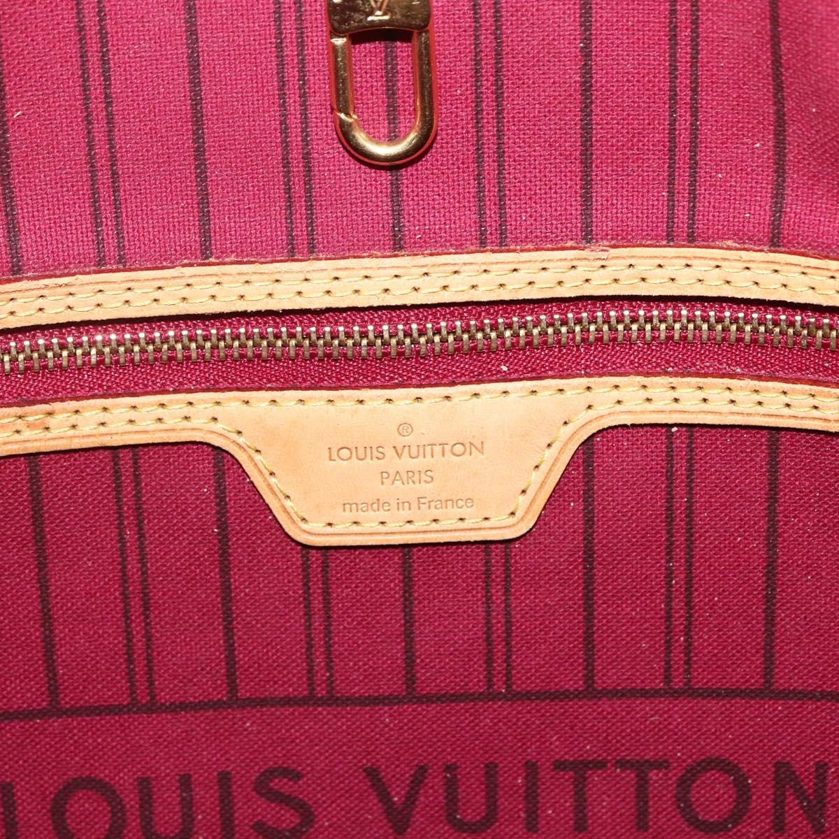 LOUIS VUITTON Monogram Neverfull GM Tote Bag M40157 LV Auth 157038