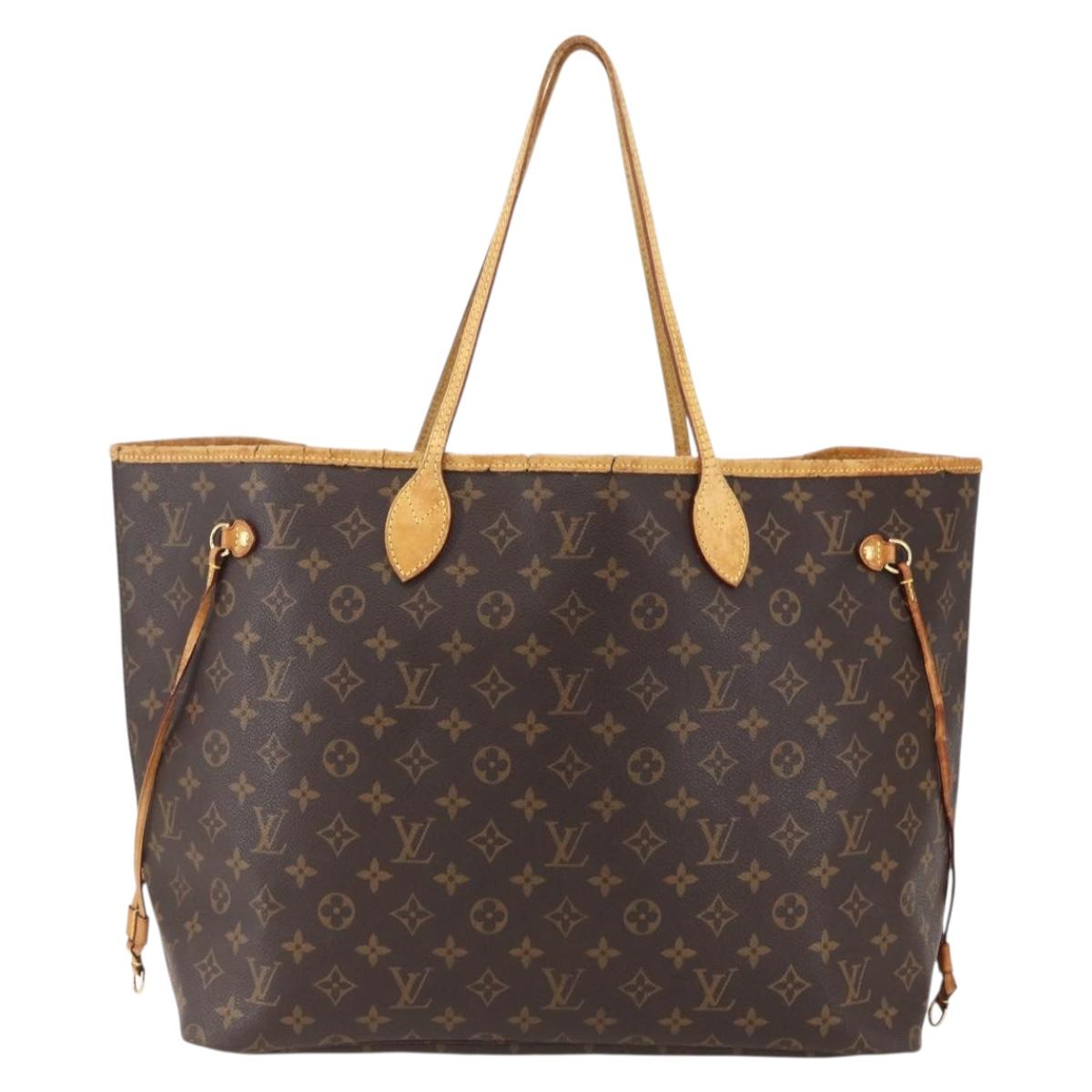 LOUIS VUITTON Monogram Neverfull GM Tote Bag M40157 LV Auth 157038