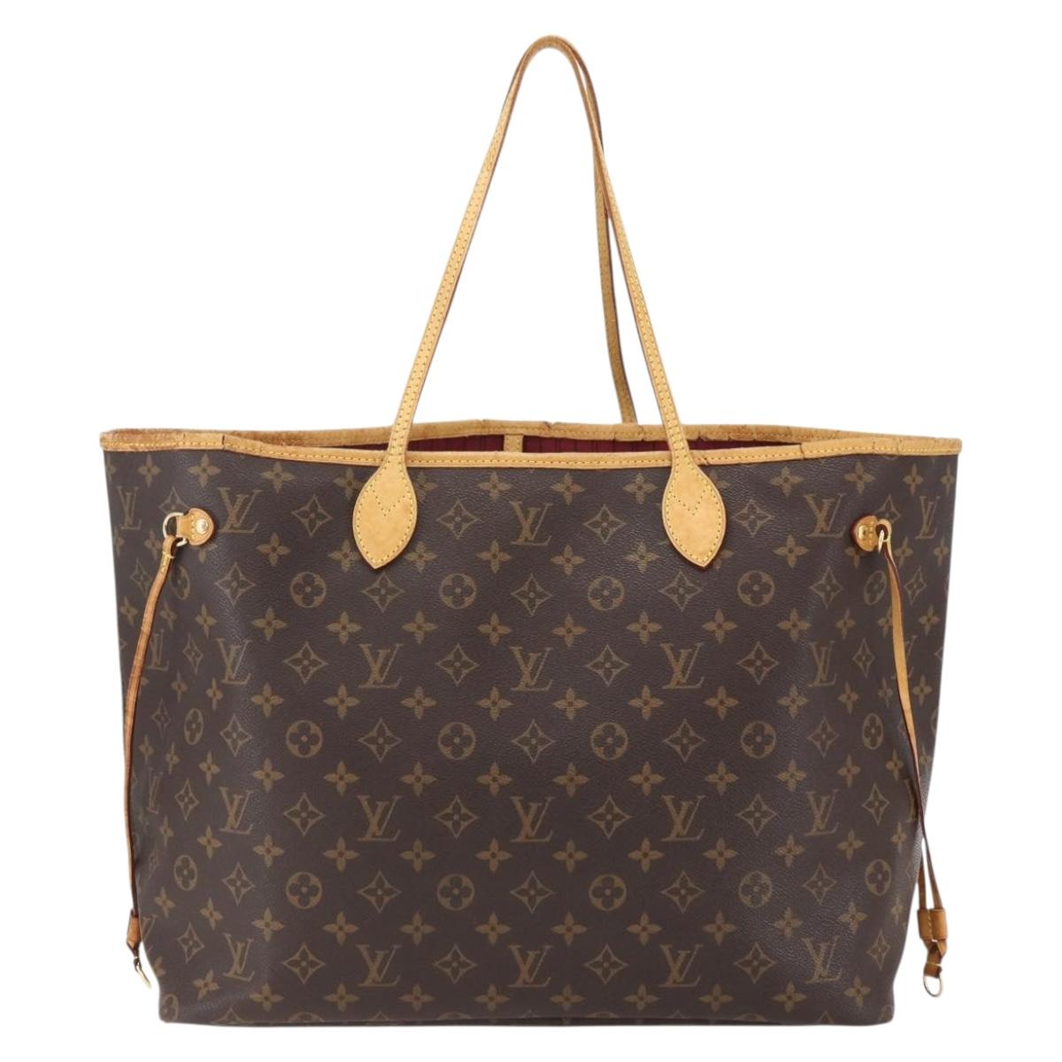 LOUIS VUITTON Monogram Neverfull GM Tote Bag M40157 LV Auth 157038