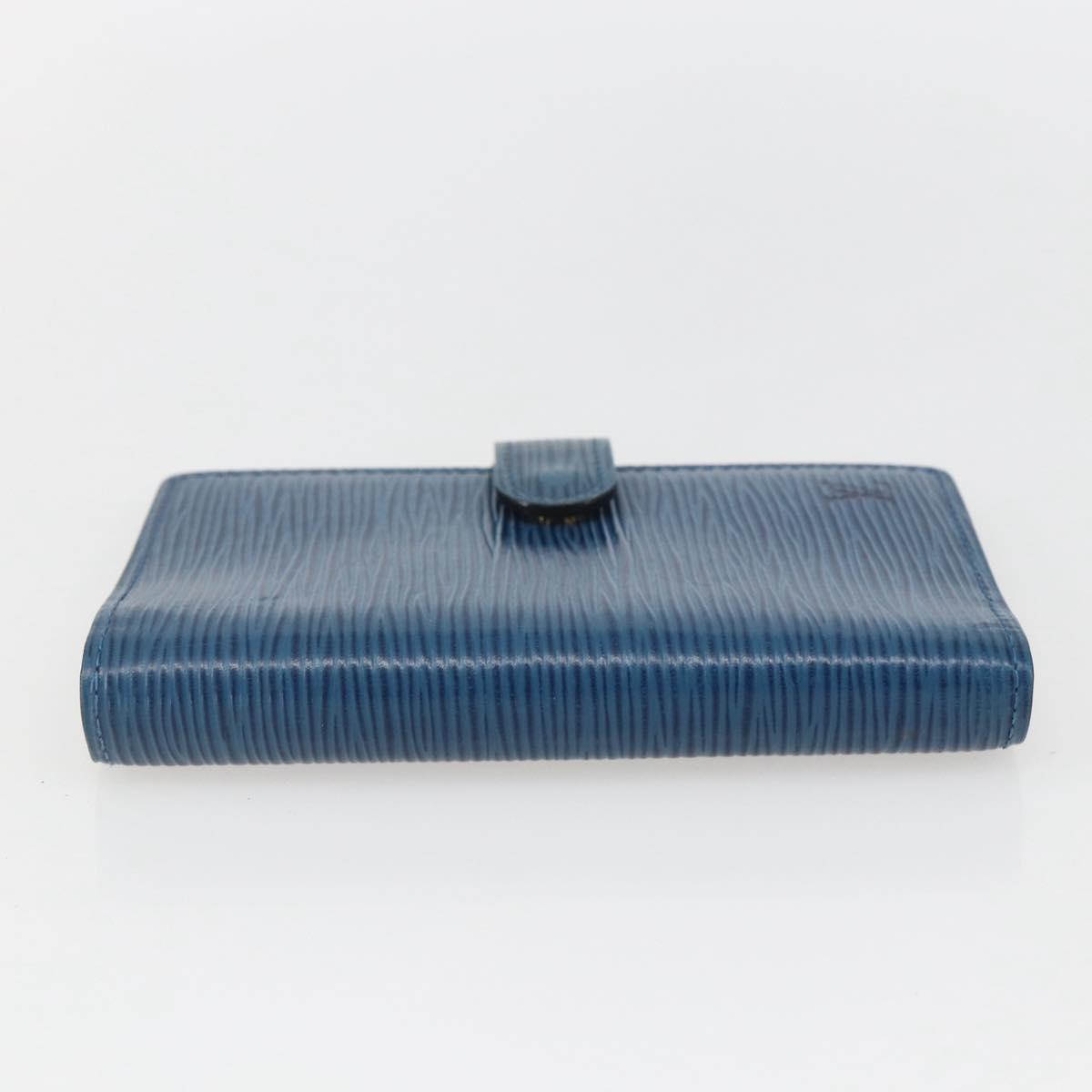 LOUIS VUITTON Epi Agenda PM Day Planner Cover Blue R20055 LV Auth 157040