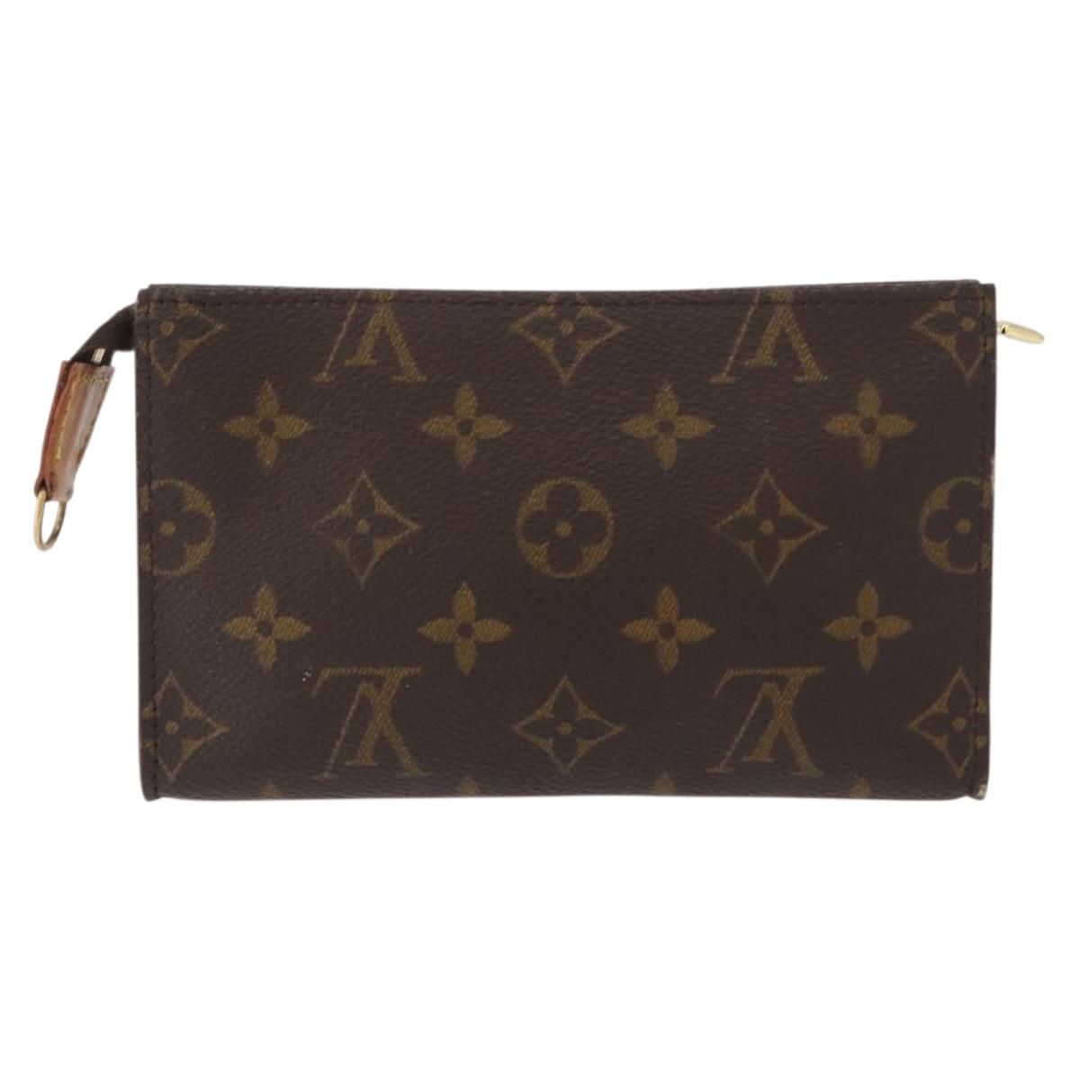 LOUIS VUITTON Monogram Bucket PM Accessory Pouch LV Auth 157041