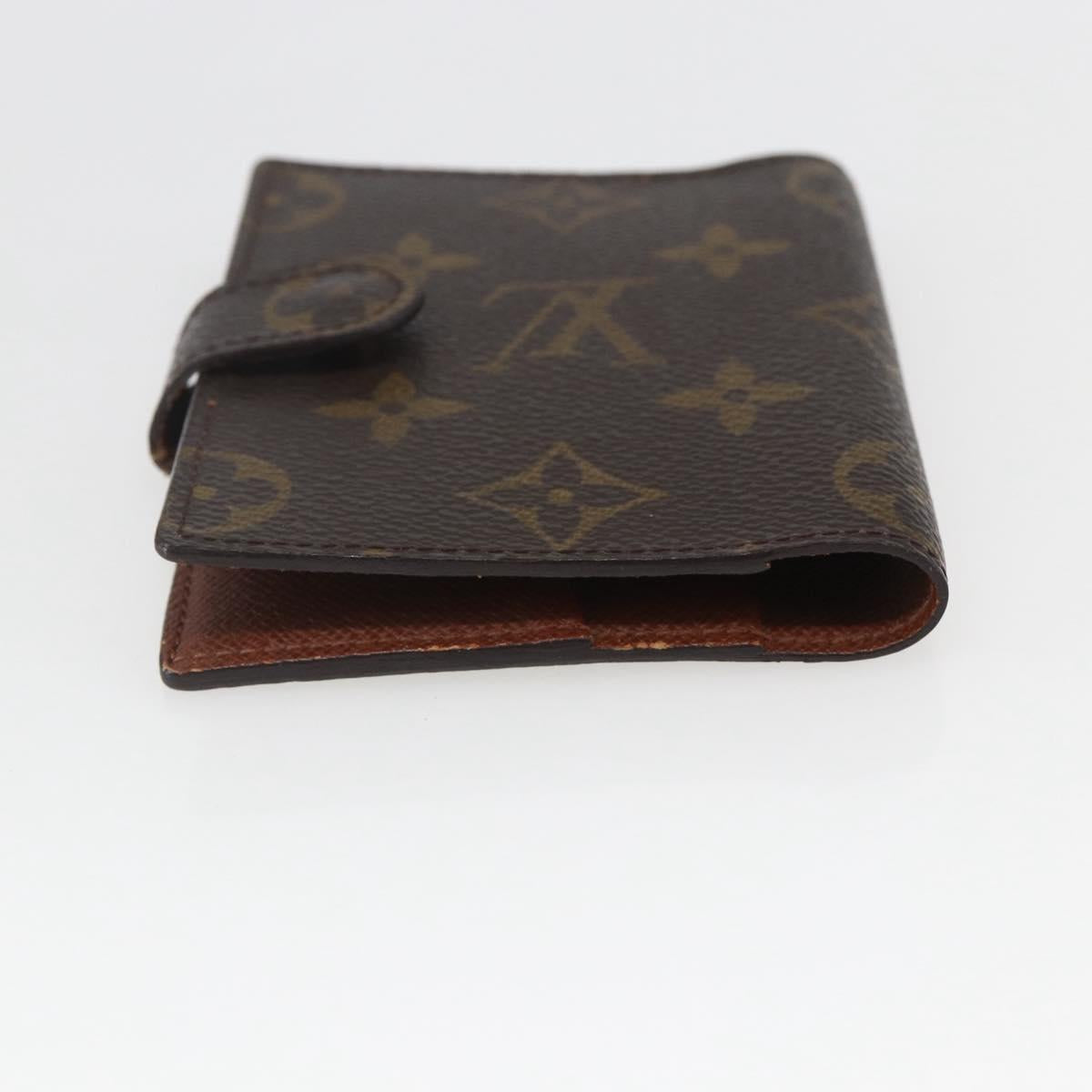 LOUIS VUITTON Monogram Agenda Mini Day Planner Cover R20007 LV Auth 157045