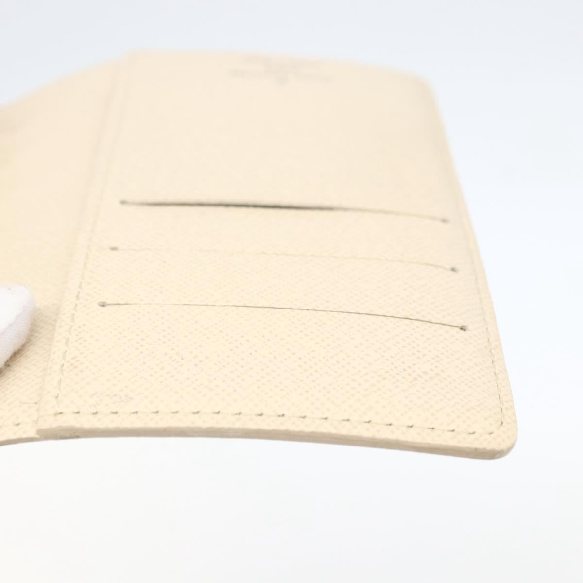 LOUIS VUITTON Damier Azur Agenda PM Day Planner Cover R20706 LV Auth 157046