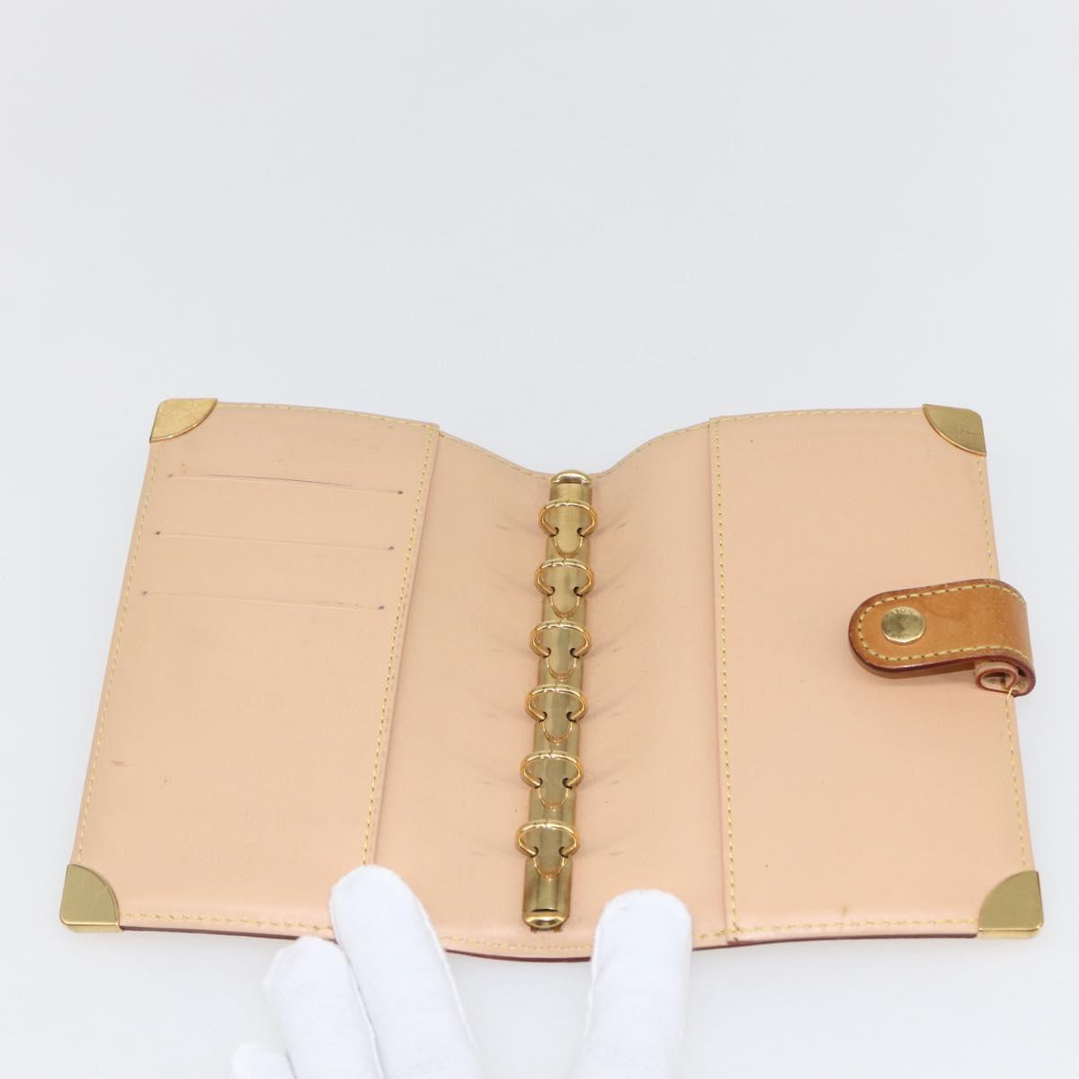 LOUIS VUITTON Multicolor Agenda PM Day Planner Cover White R21074 Auth 157047