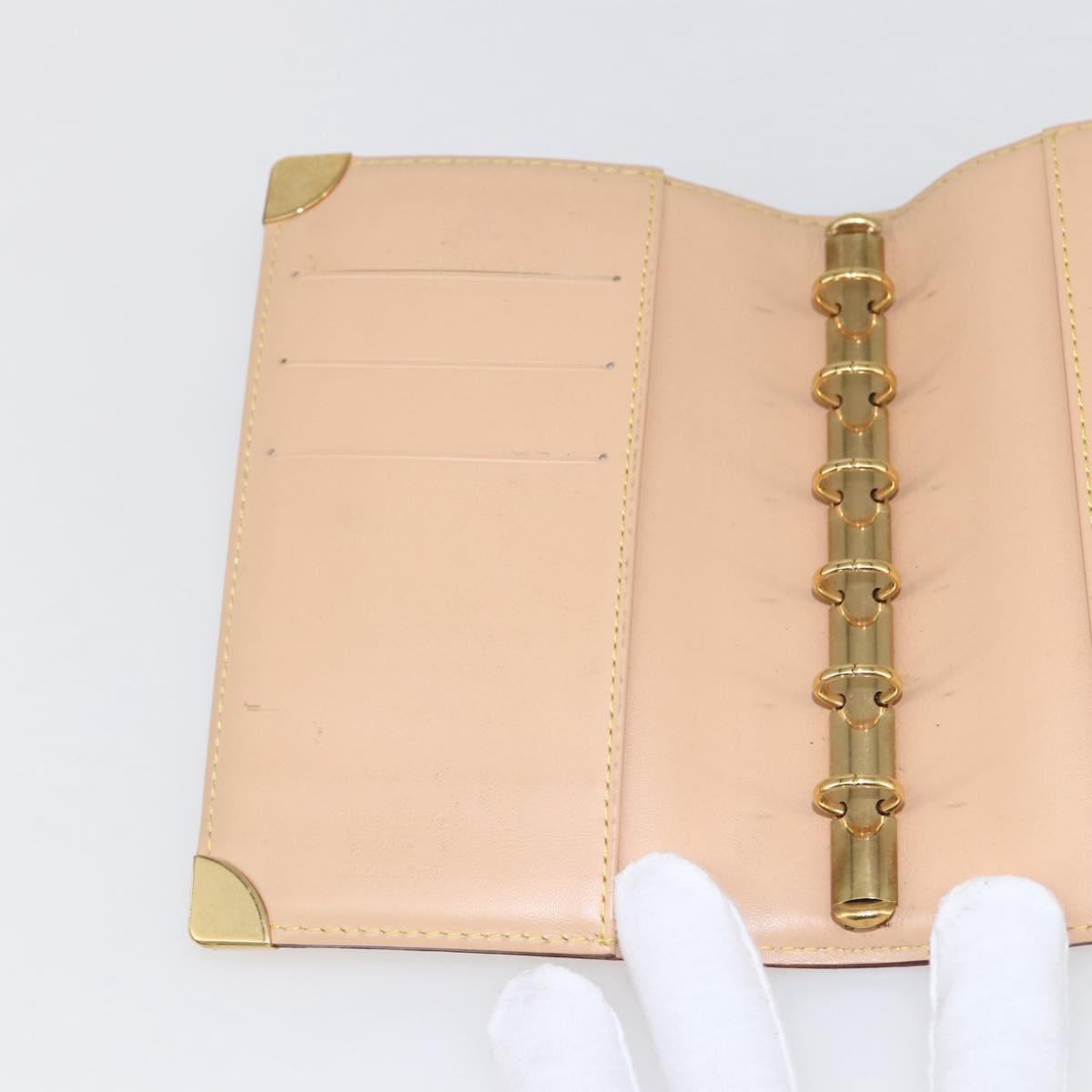 LOUIS VUITTON Multicolor Agenda PM Day Planner Cover White R21074 Auth 157047