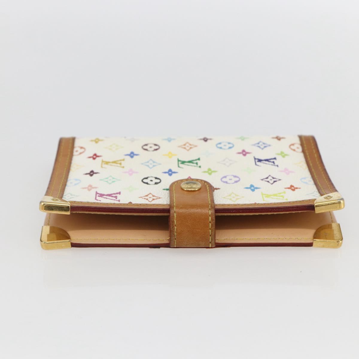 LOUIS VUITTON Multicolor Agenda PM Day Planner Cover White R21074 Auth 157047