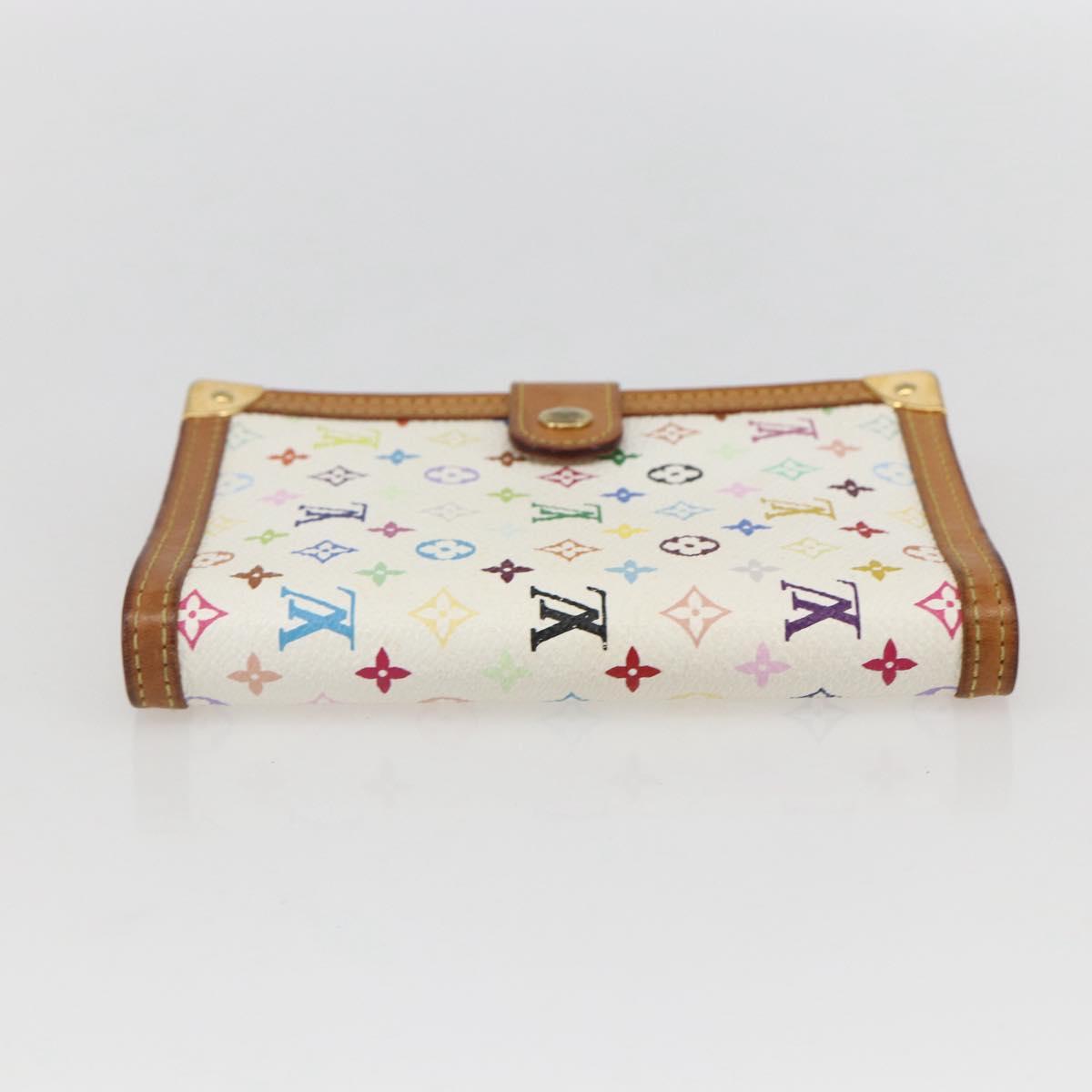 LOUIS VUITTON Multicolor Agenda PM Day Planner Cover White R21074 Auth 157047