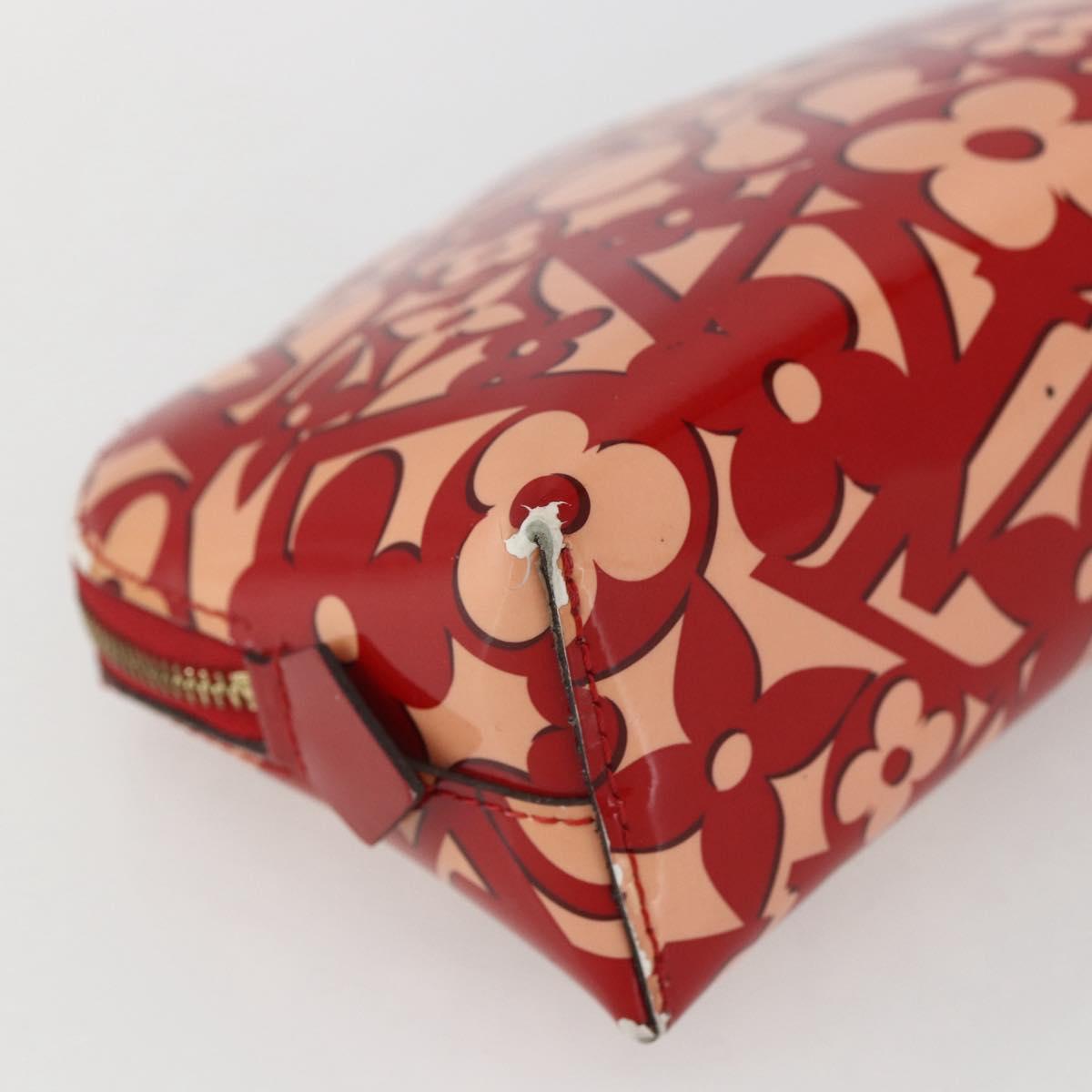LOUIS VUITTON Sweet Monogram Pochette Cosmetic PM Pomme D'amour LV Auth 157048