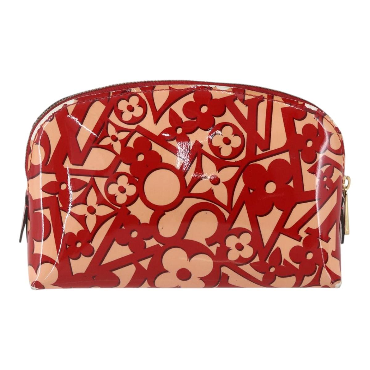 LOUIS VUITTON Sweet Monogram Pochette Cosmetic PM Pomme D'amour LV Auth 157048