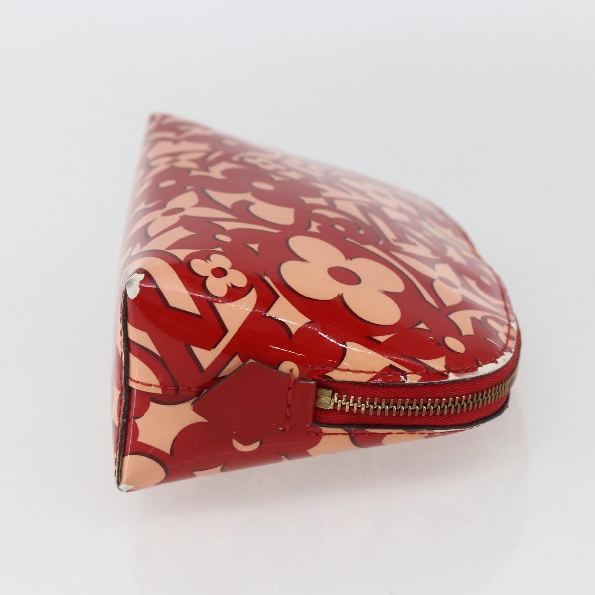 LOUIS VUITTON Sweet Monogram Pochette Cosmetic PM Pomme D'amour LV Auth 157048