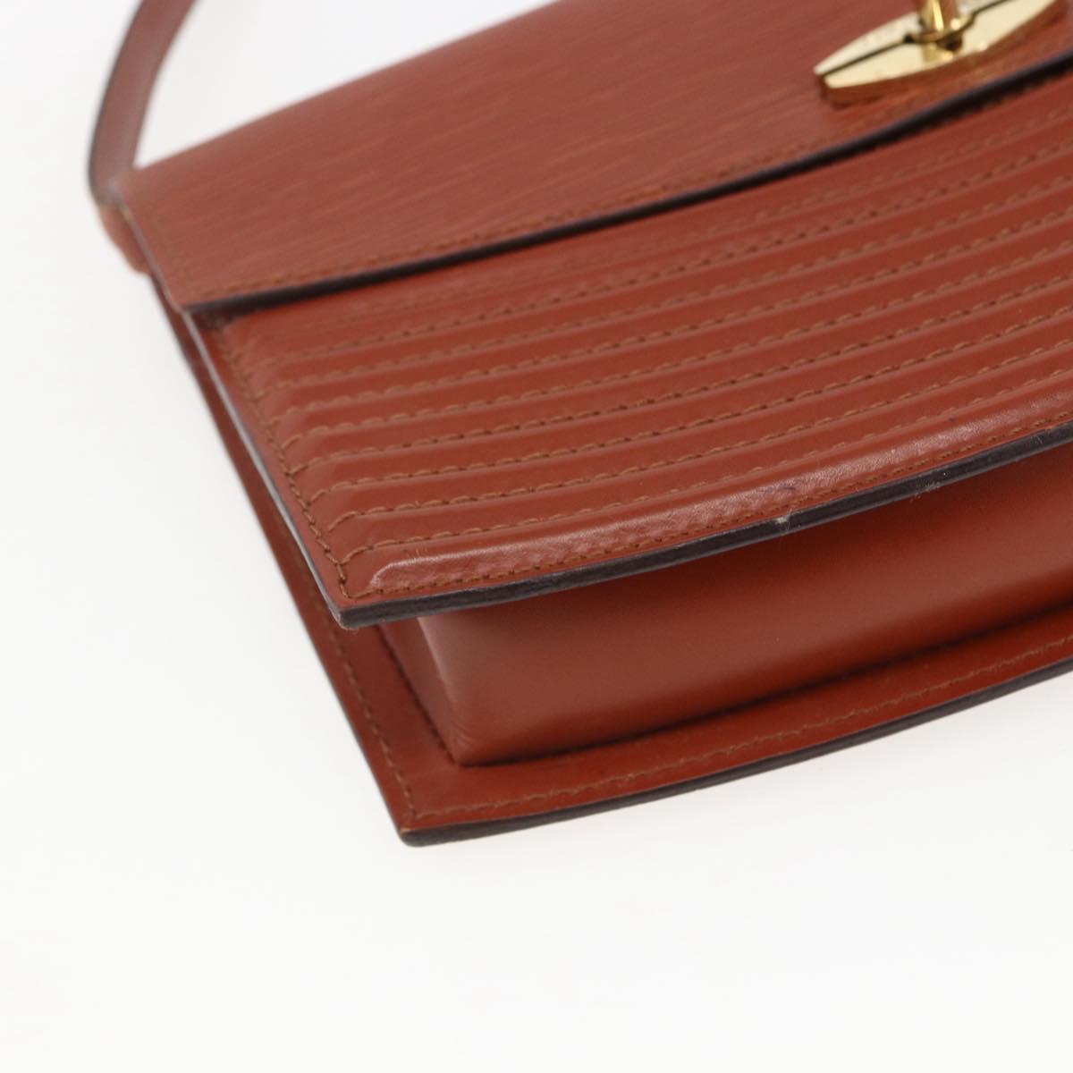 LOUIS VUITTON Epi Prebourg Shoulder Bag Brown M52563 LV Auth 157057