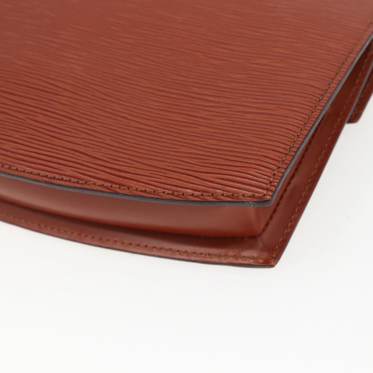 LOUIS VUITTON Epi Prebourg Shoulder Bag Brown M52563 LV Auth 157057