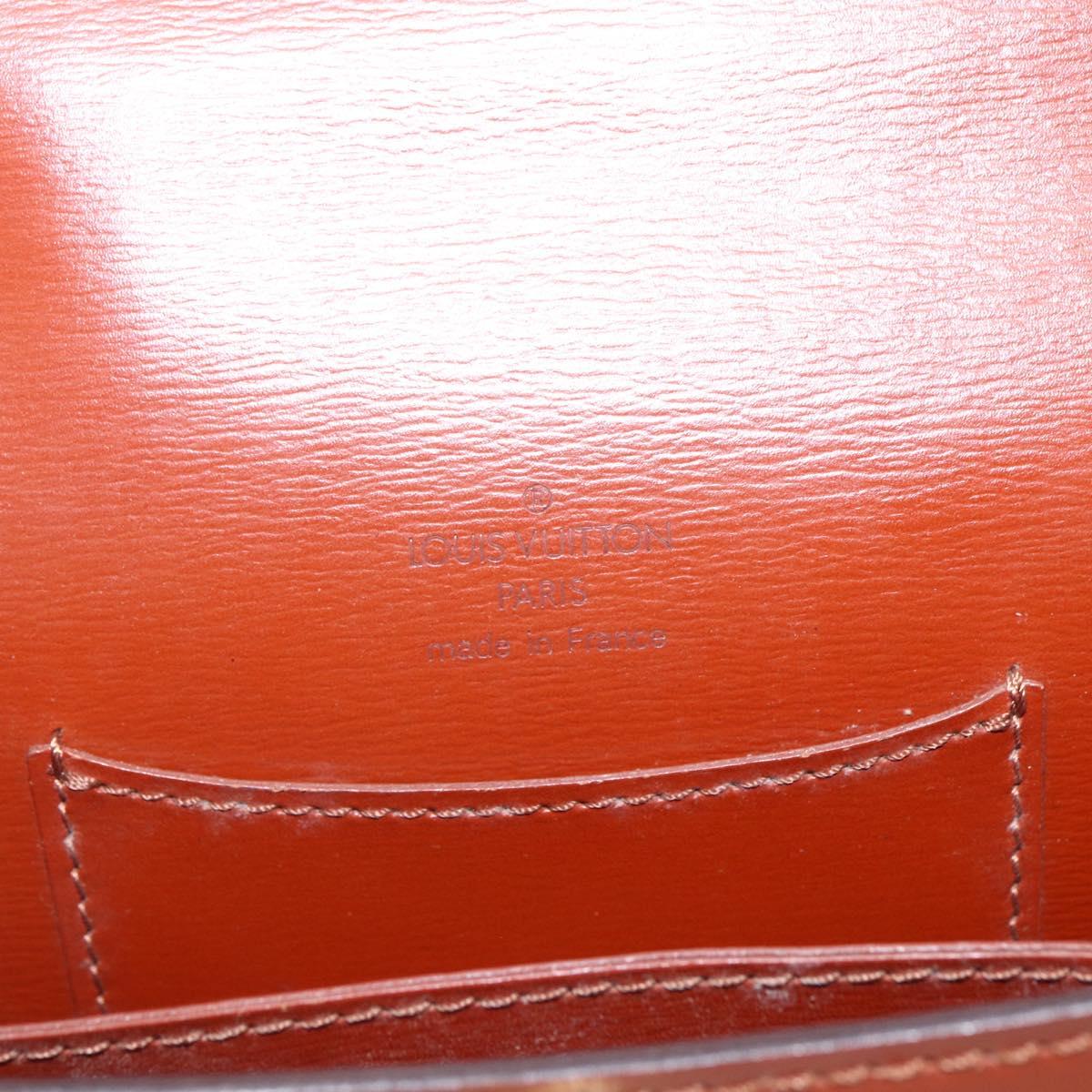 LOUIS VUITTON Epi Prebourg Shoulder Bag Brown M52563 LV Auth 157057