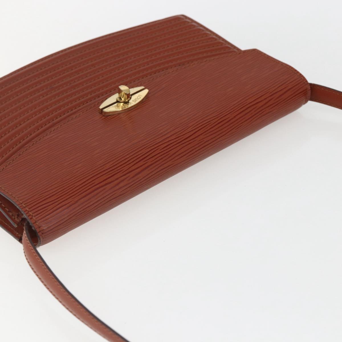 LOUIS VUITTON Epi Prebourg Shoulder Bag Brown M52563 LV Auth 157057