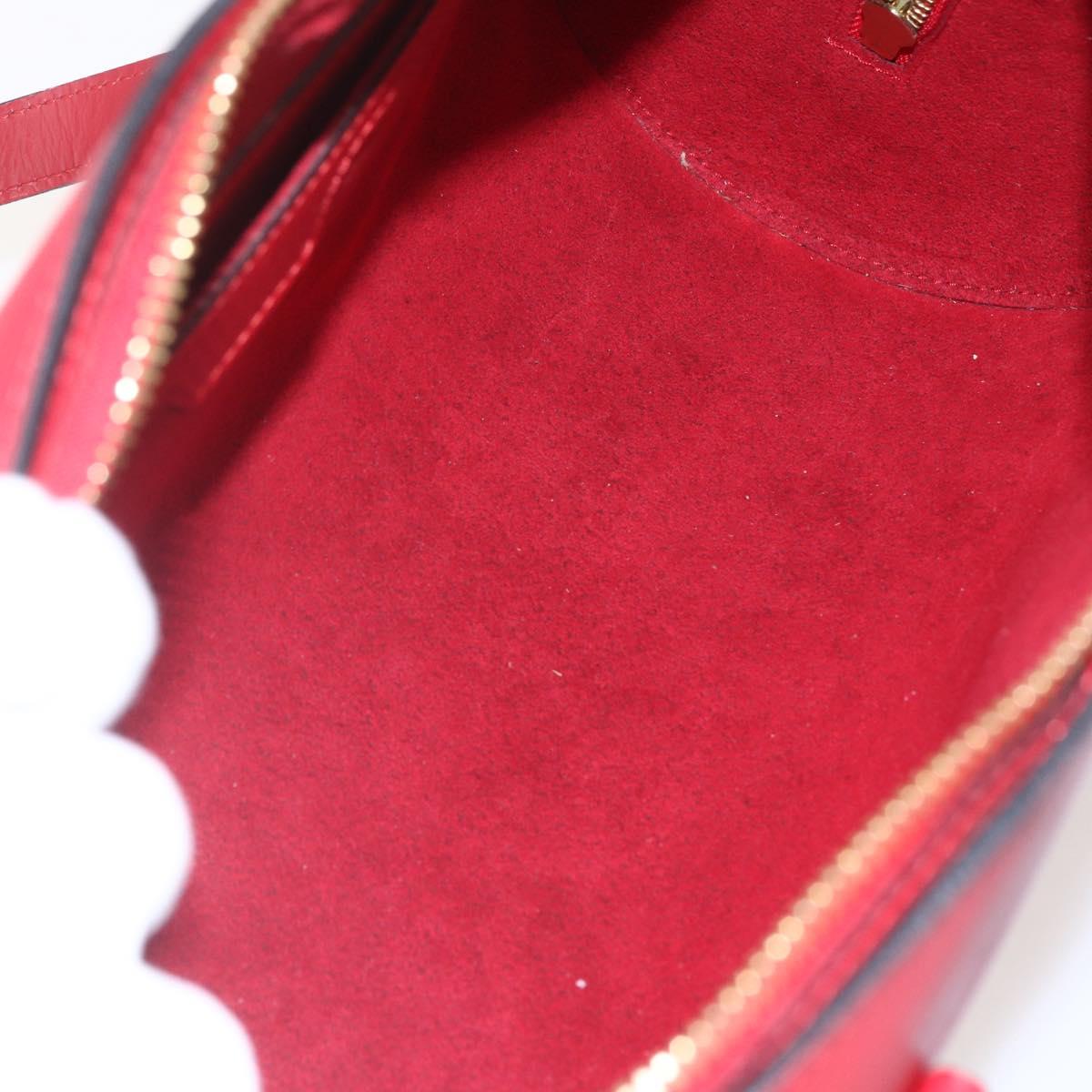 LOUIS VUITTON Epi Soufflot Hand Bag Red M52227 LV Auth 157058