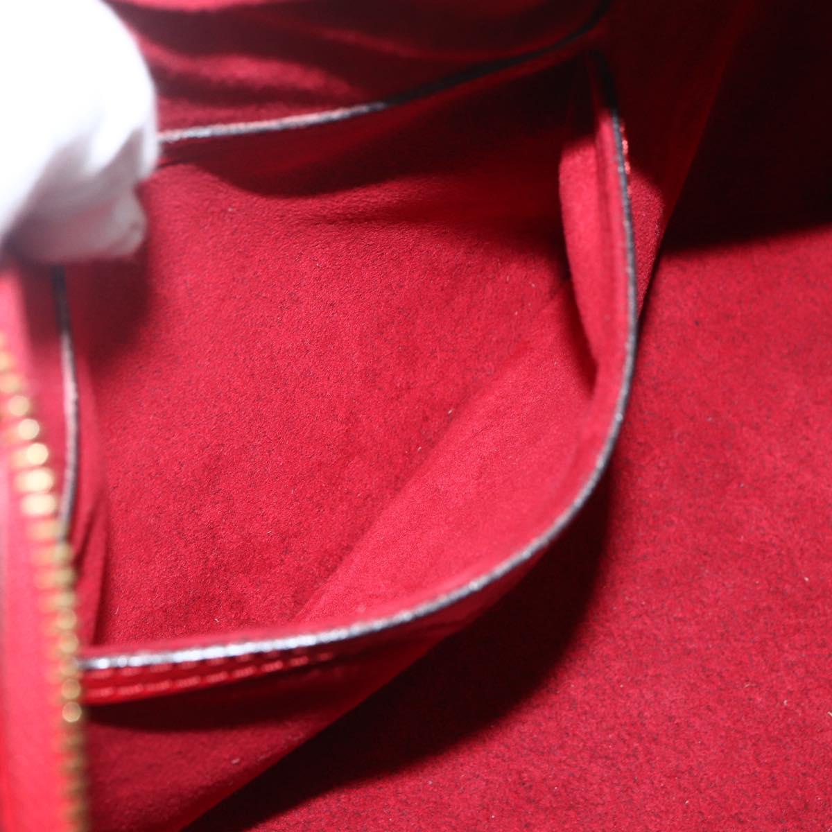 LOUIS VUITTON Epi Soufflot Hand Bag Red M52227 LV Auth 157058