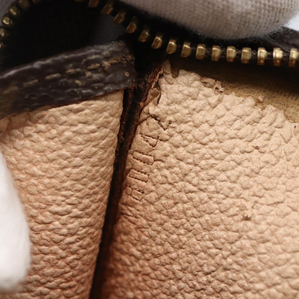 LOUIS VUITTON Monogram Poche Toilette 19 Pouch M47544 LV Auth 157064