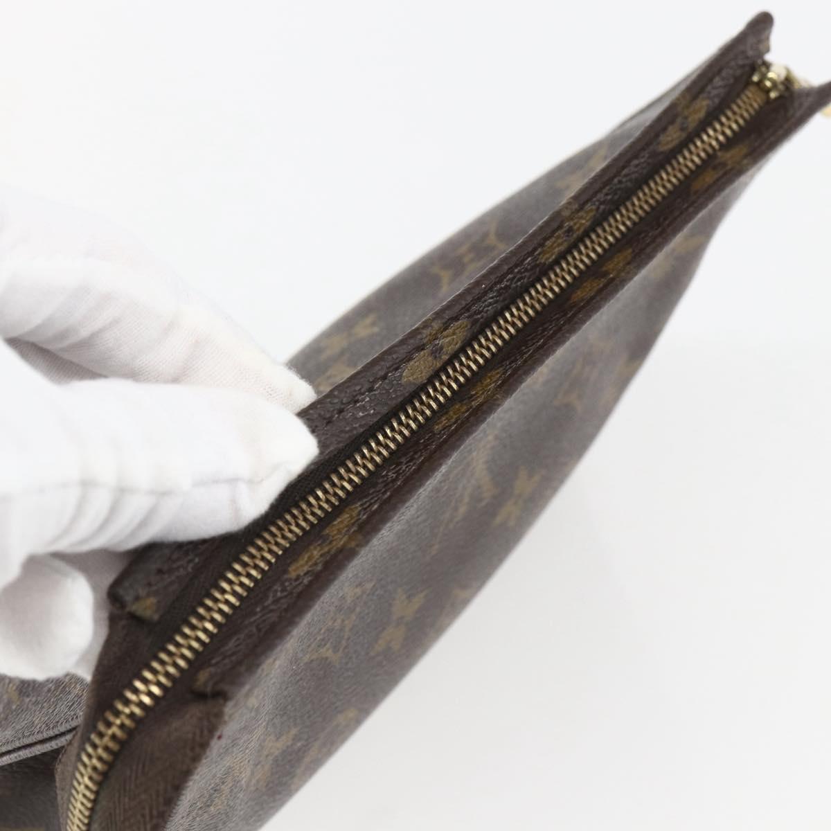 LOUIS VUITTON Monogram Poche Toilette 19 Pouch M47544 LV Auth 157064