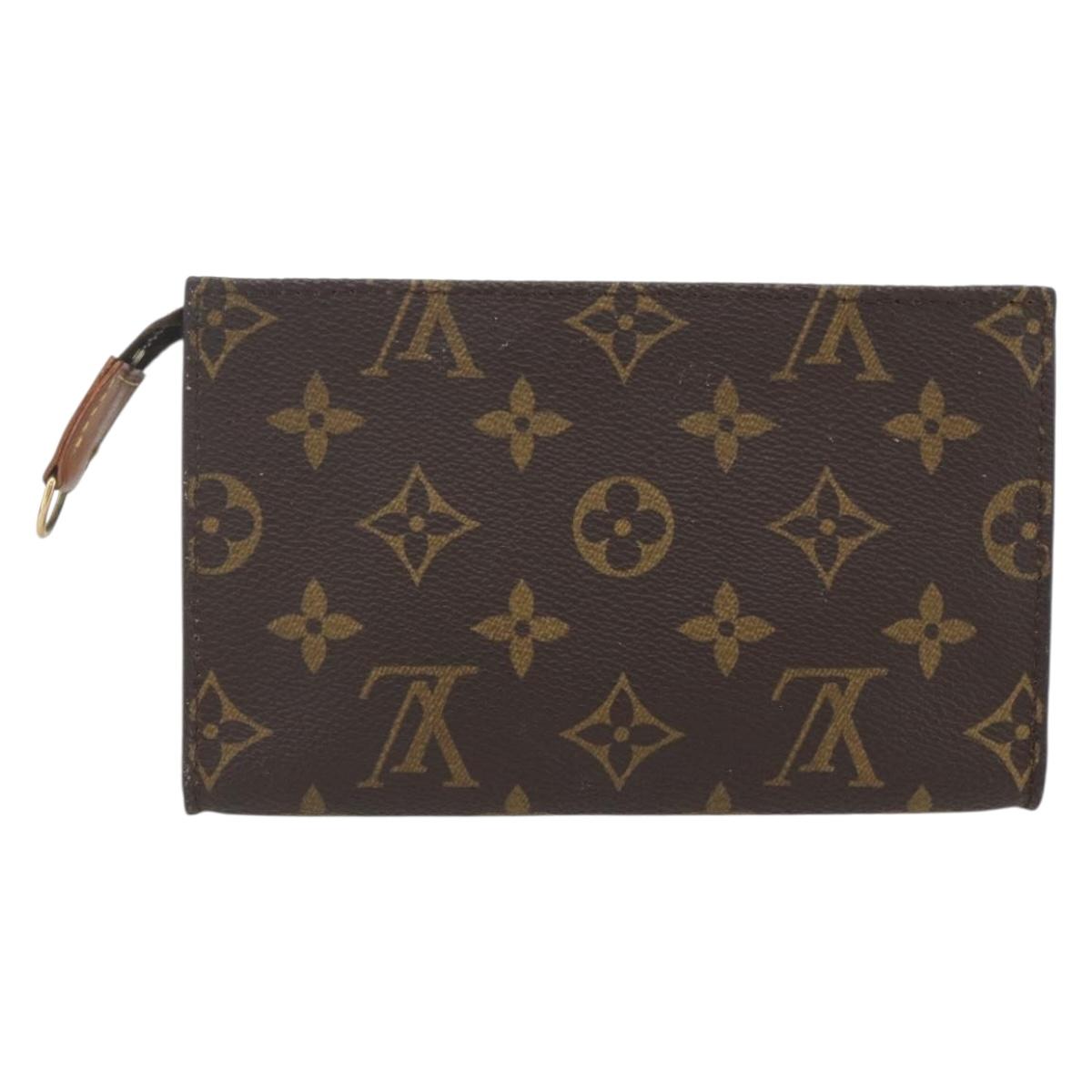 LOUIS VUITTON Monogram Bucket PM Accessory Pouch LV Auth 157070