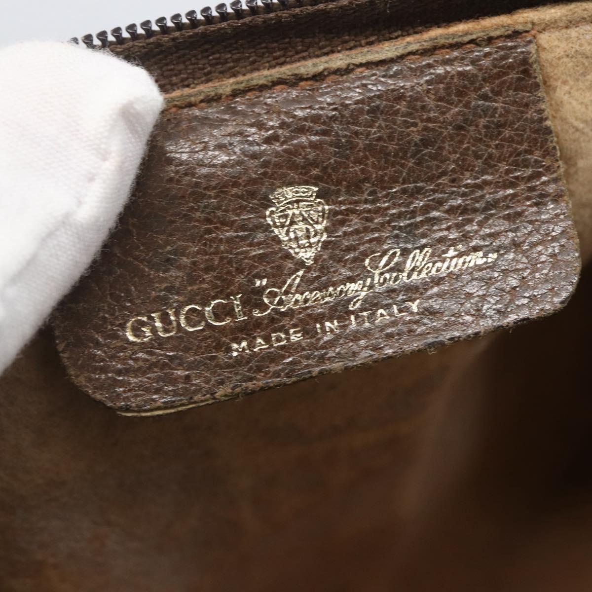 GUCCI GG Supreme Web Sherry Line Bag PVC Beige Gold 98 69 014 3553 Auth 157074