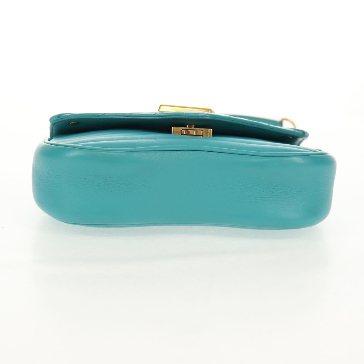 LOUIS VUITTON New Wave PM Heart bag Bag Turquoise Blue M51936 LV Auth 157113M