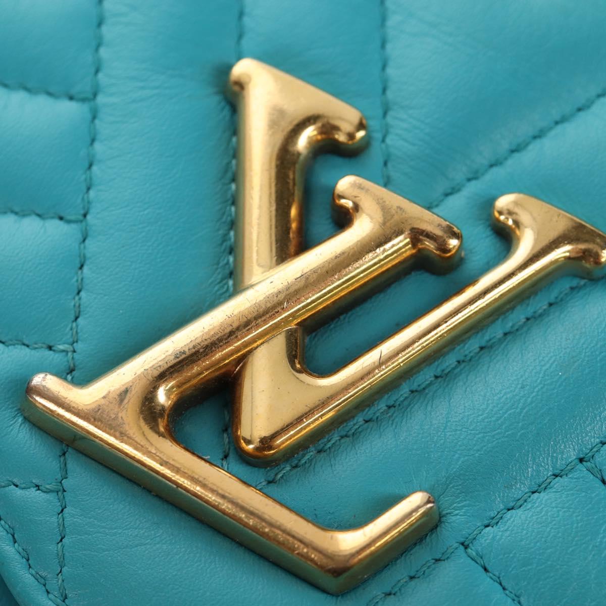 LOUIS VUITTON New Wave PM Heart bag Bag Turquoise Blue M51936 LV Auth 157113M