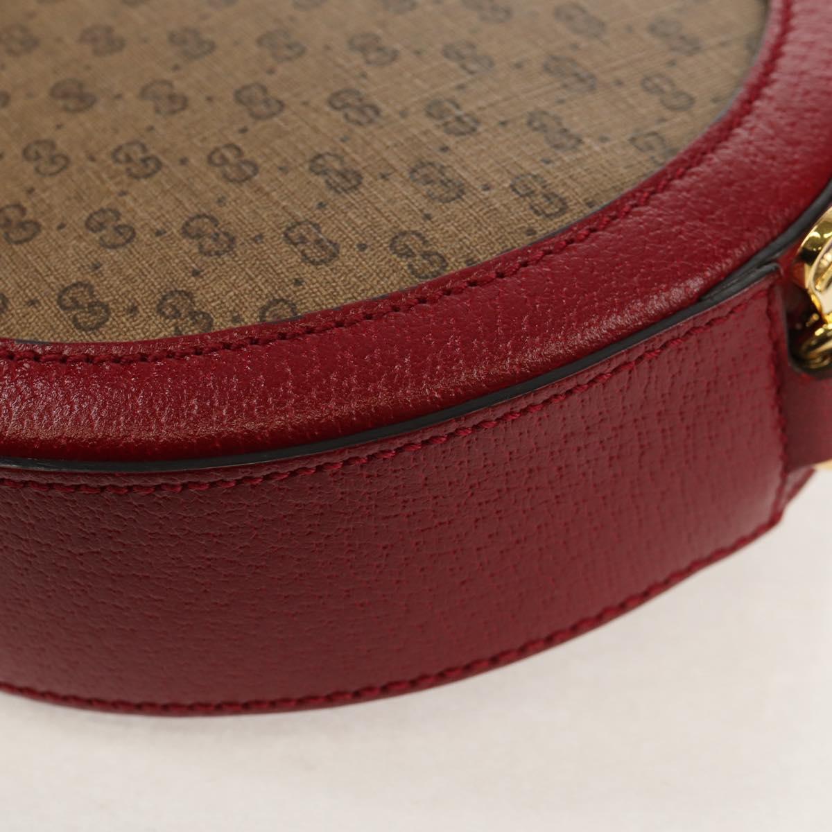 GUCCI Micro GG Supreme Doraemon Collaboration Bag PVC Beige 625216 Auth 157114SM