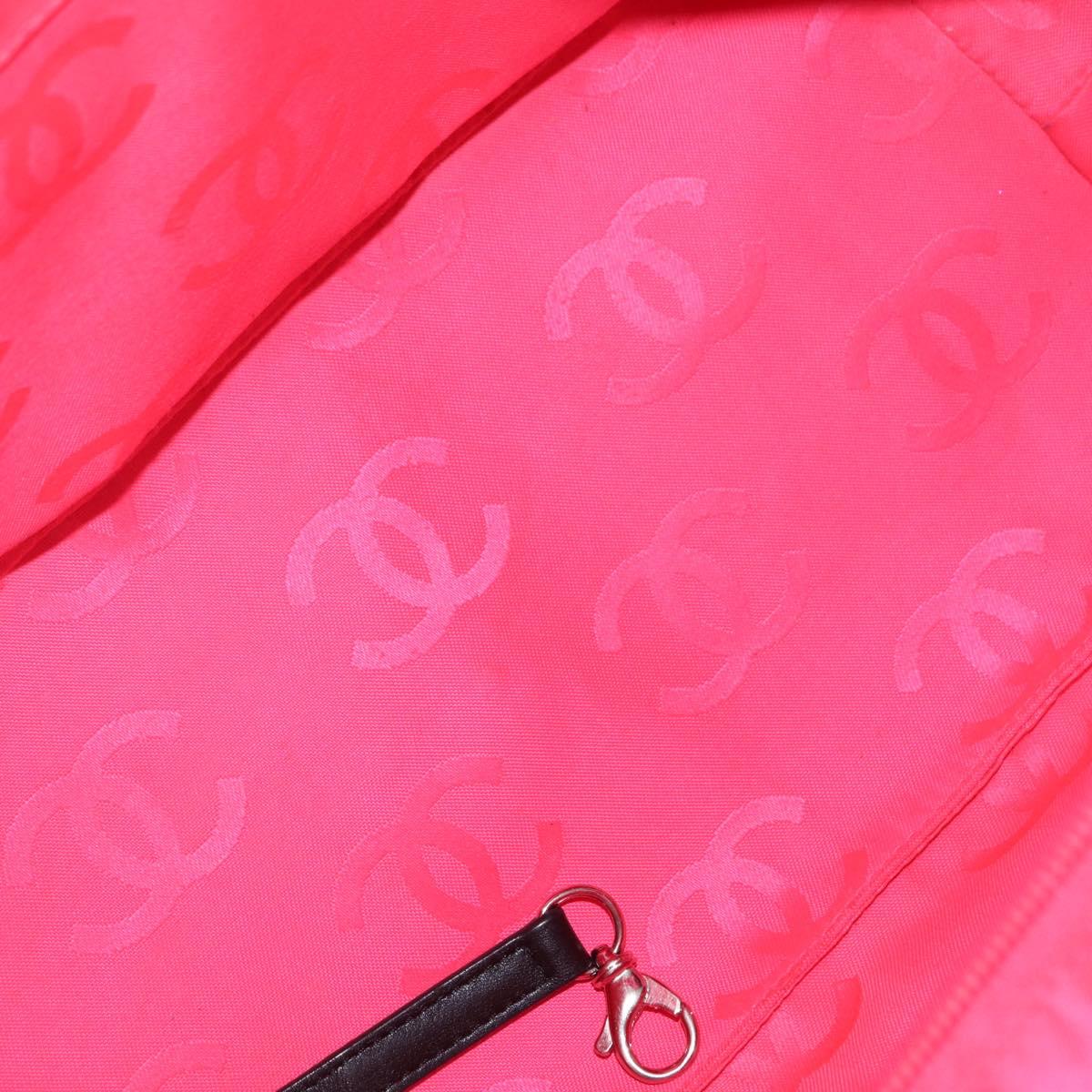 CHANEL Cambon Line Tote Bag Leather Black Silver CC Auth 157122SAV