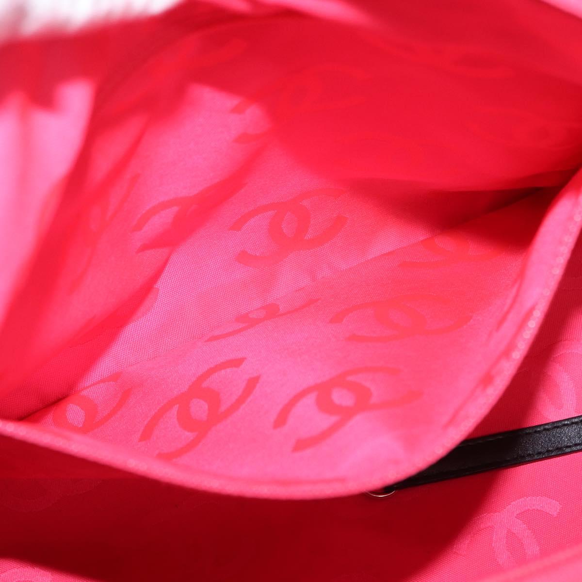 CHANEL Cambon Line Tote Bag Leather Black Silver CC Auth 157122SAV