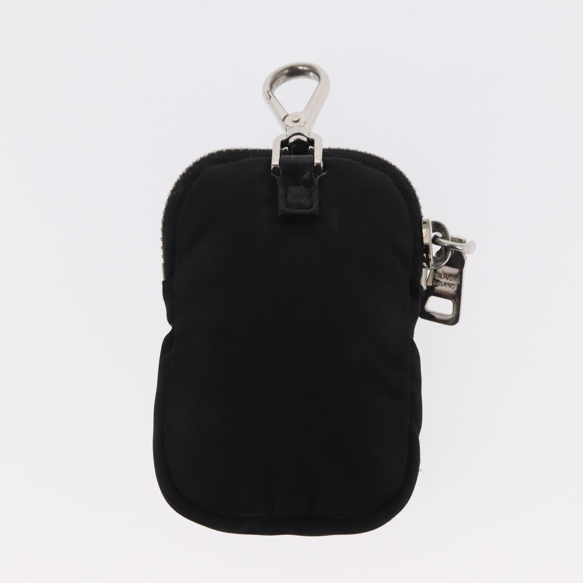 PRADA Re-Edition 2005 Shoulder Bag Nylon 2way Black Silver 1BH204 Auth 157130SAM