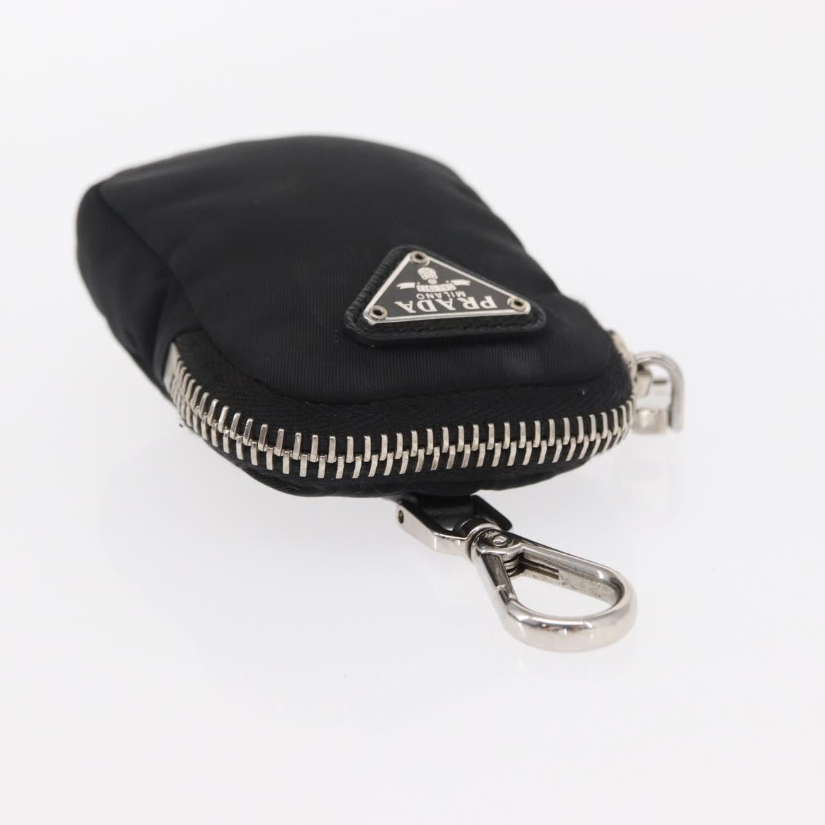 PRADA Re-Edition 2005 Shoulder Bag Nylon 2way Black Silver 1BH204 Auth 157130SAM