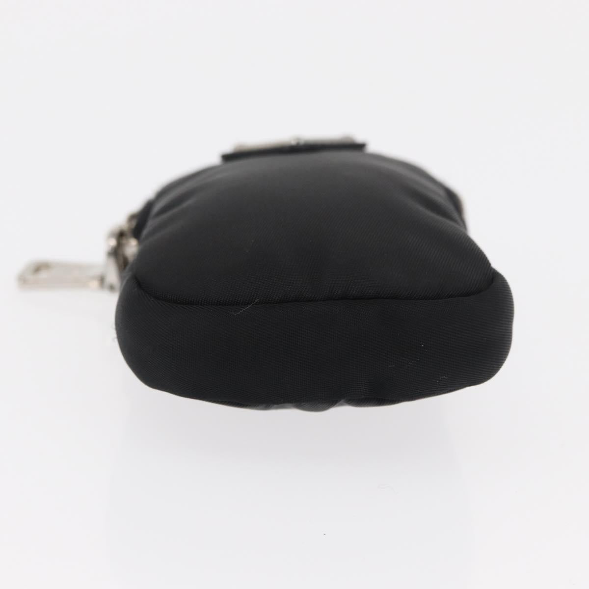 PRADA Re-Edition 2005 Shoulder Bag Nylon 2way Black Silver 1BH204 Auth 157130SAM