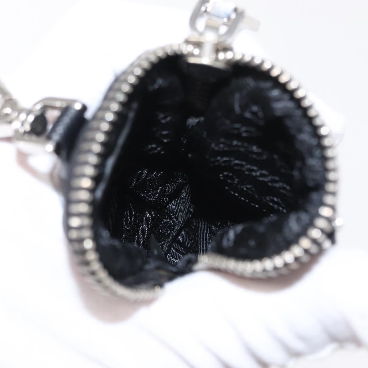 PRADA Re-Edition 2005 Shoulder Bag Nylon 2way Black Silver 1BH204 Auth 157130SAM