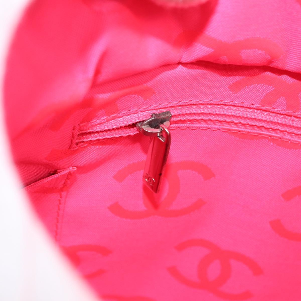 CHANEL Cambon Line Tote Bag Leather Black Silver CC Auth 157150SM