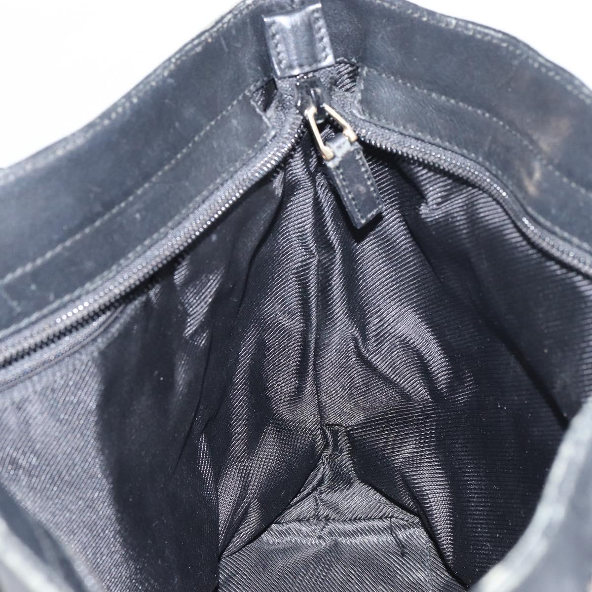 GUCCI GG Canvas Tote Bag Beige Gold Auth 157152