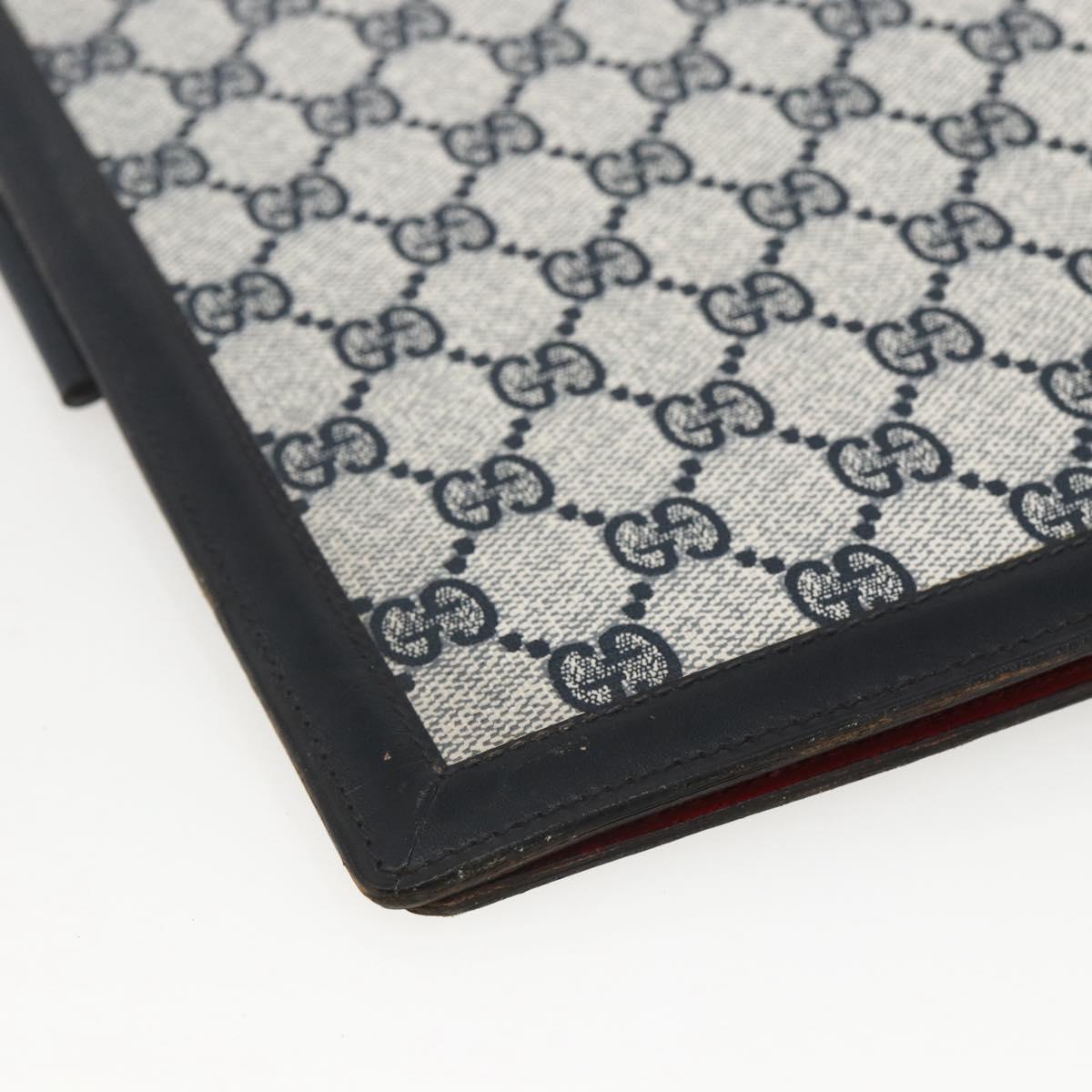 GUCCI GG Supreme Planner PVC Navy Auth 157155