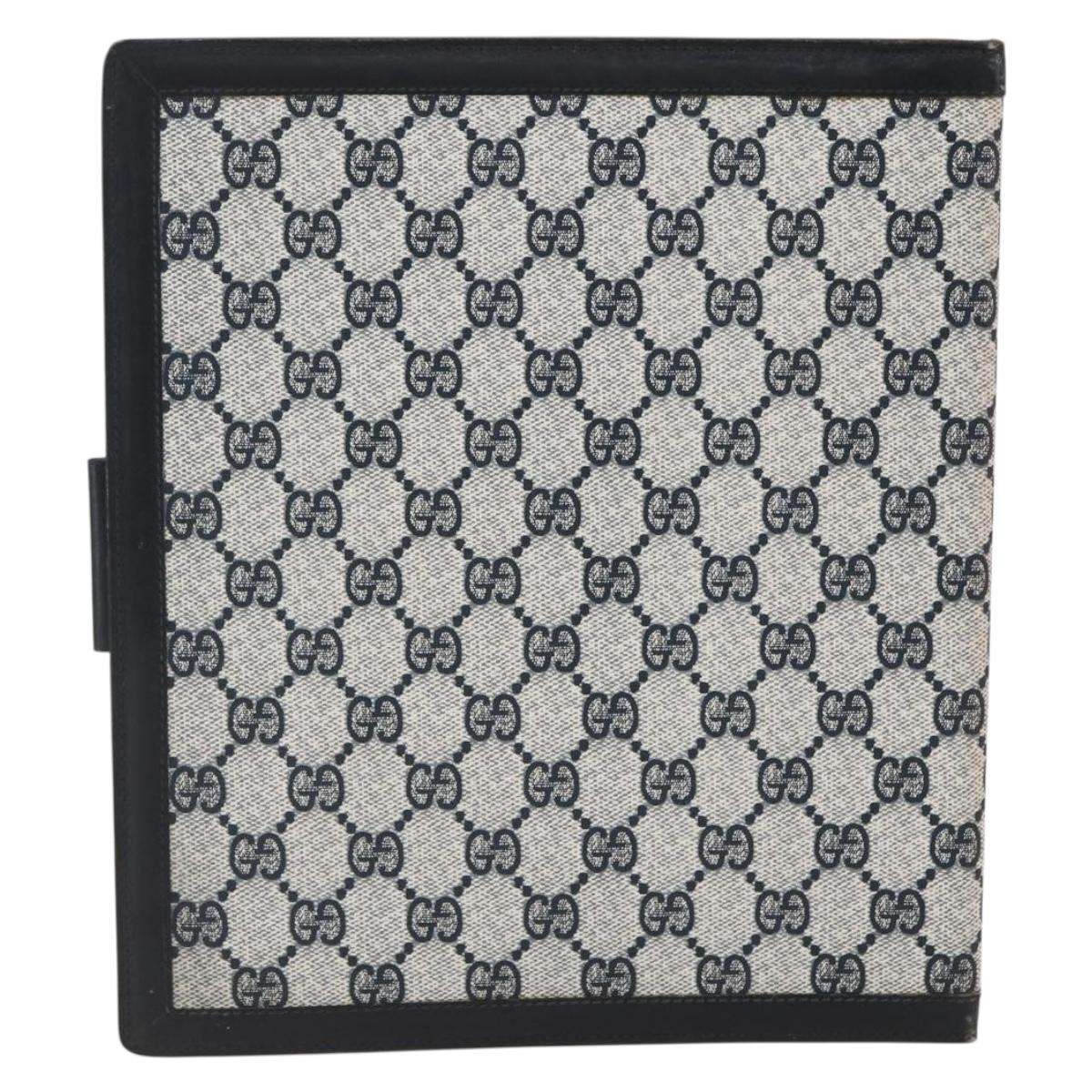 GUCCI GG Supreme Planner PVC Navy Auth 157155