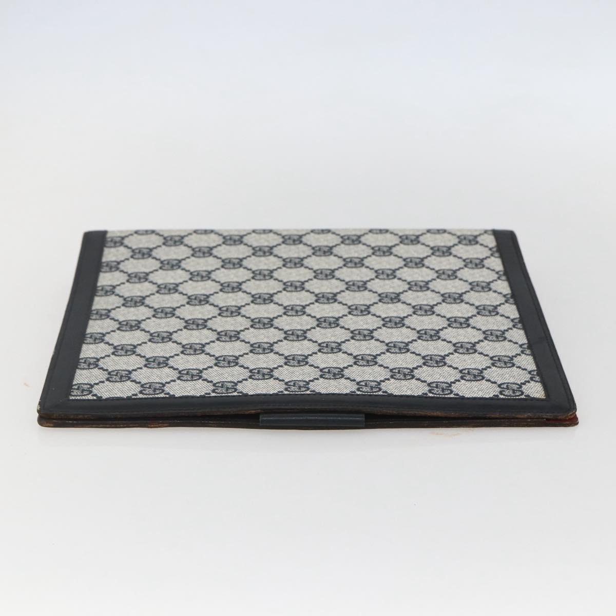 GUCCI GG Supreme Planner PVC Navy Auth 157155