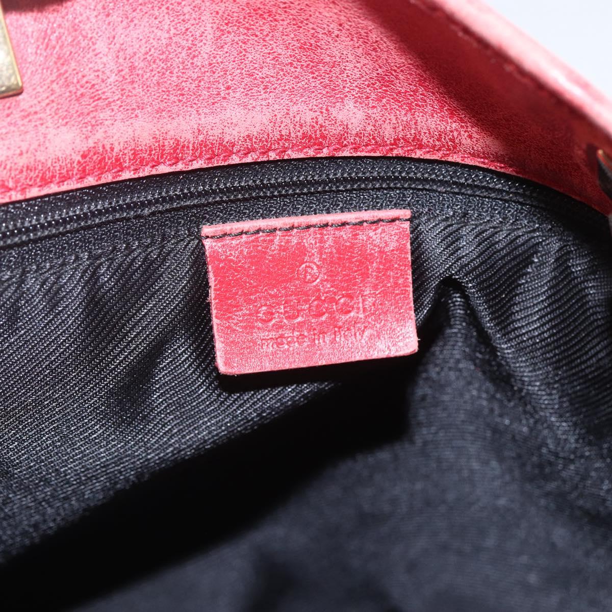 GUCCI GG Canvas Tote Bag Gold Red 002 1099 Auth 157156